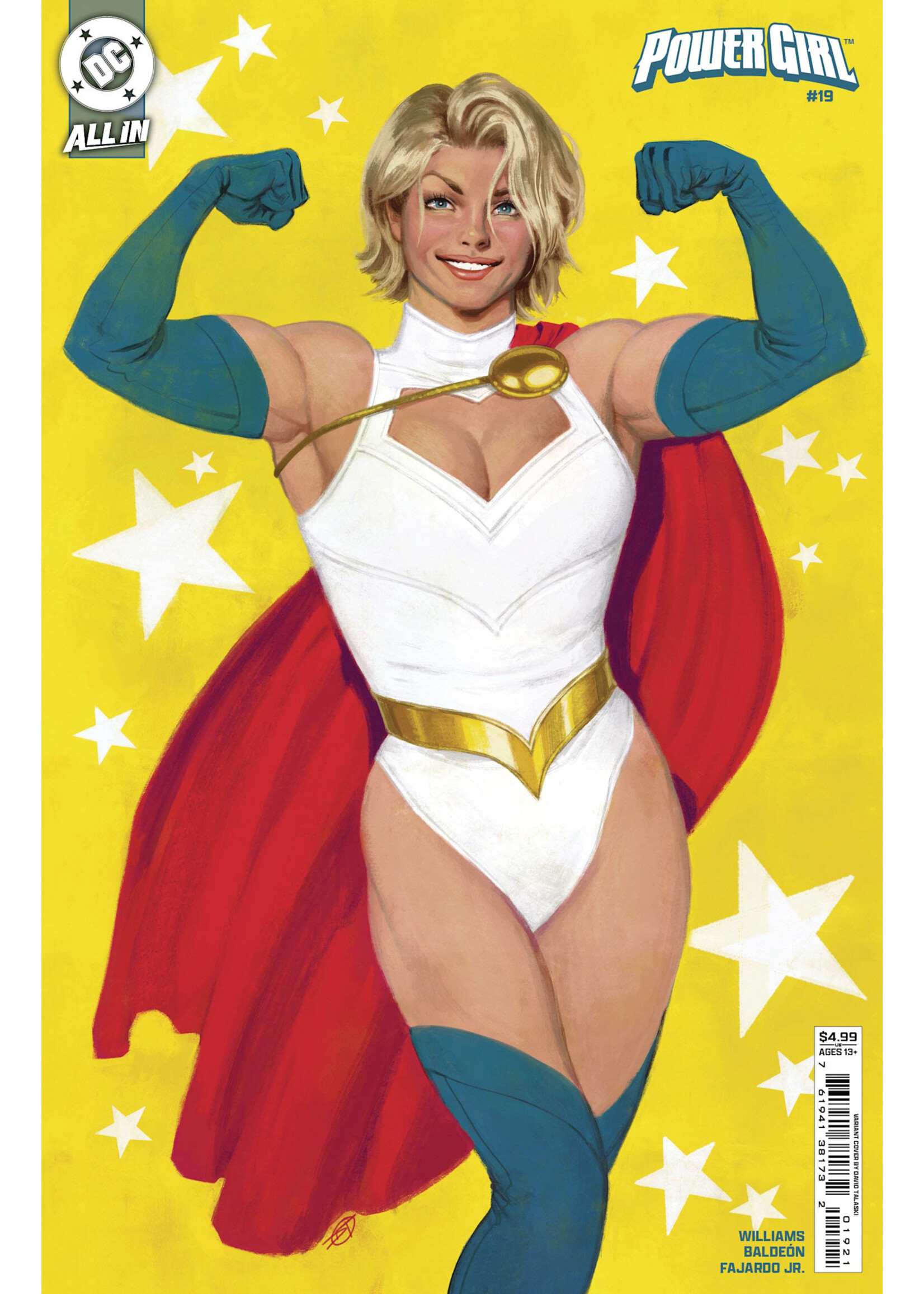 . POWER GIRL (2023) #19 CVR B TALASKI VAR