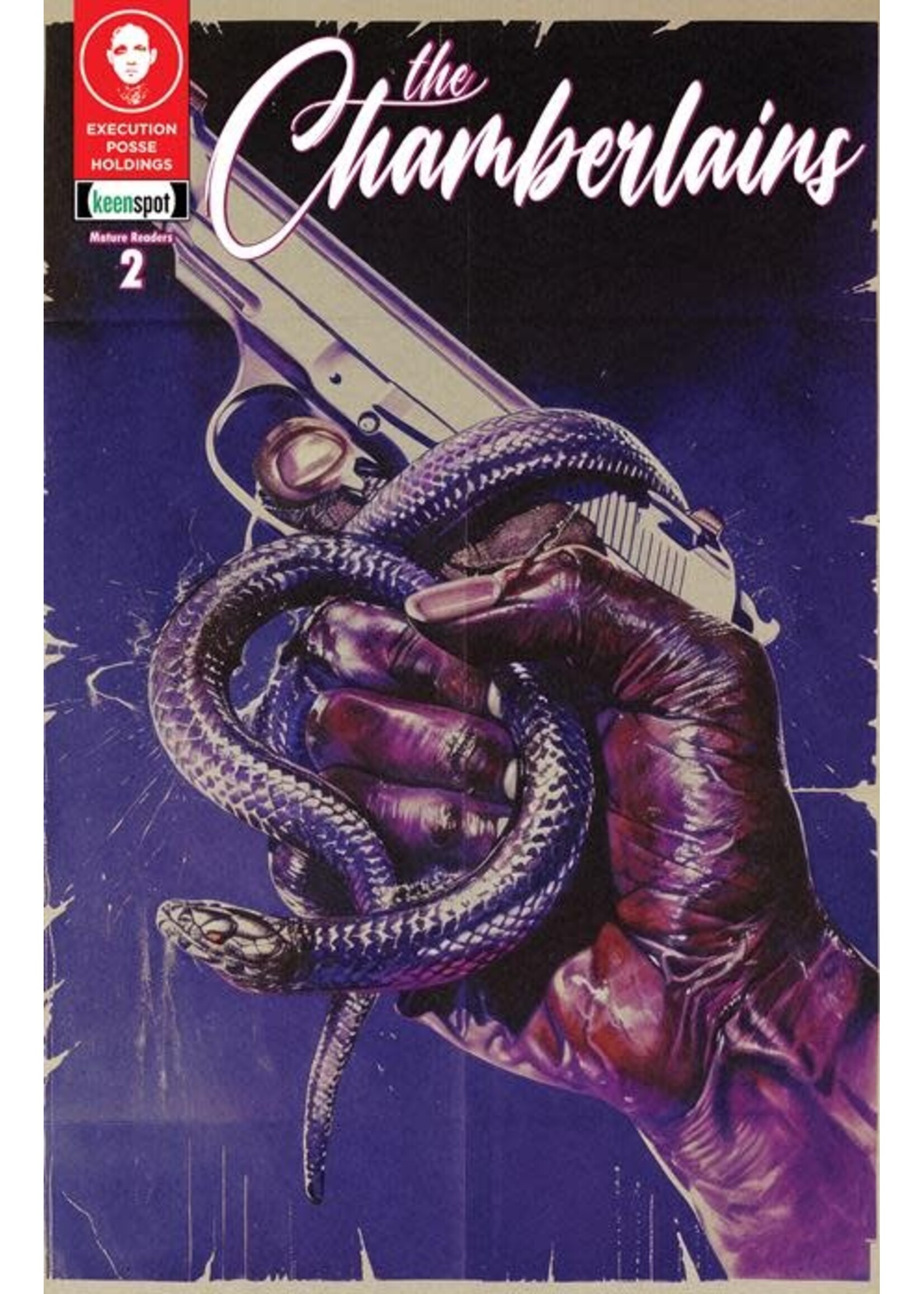 KEENSPOT CHAMBERLAINS (2025) #2 CVR B TODD SERPANT PISTOL