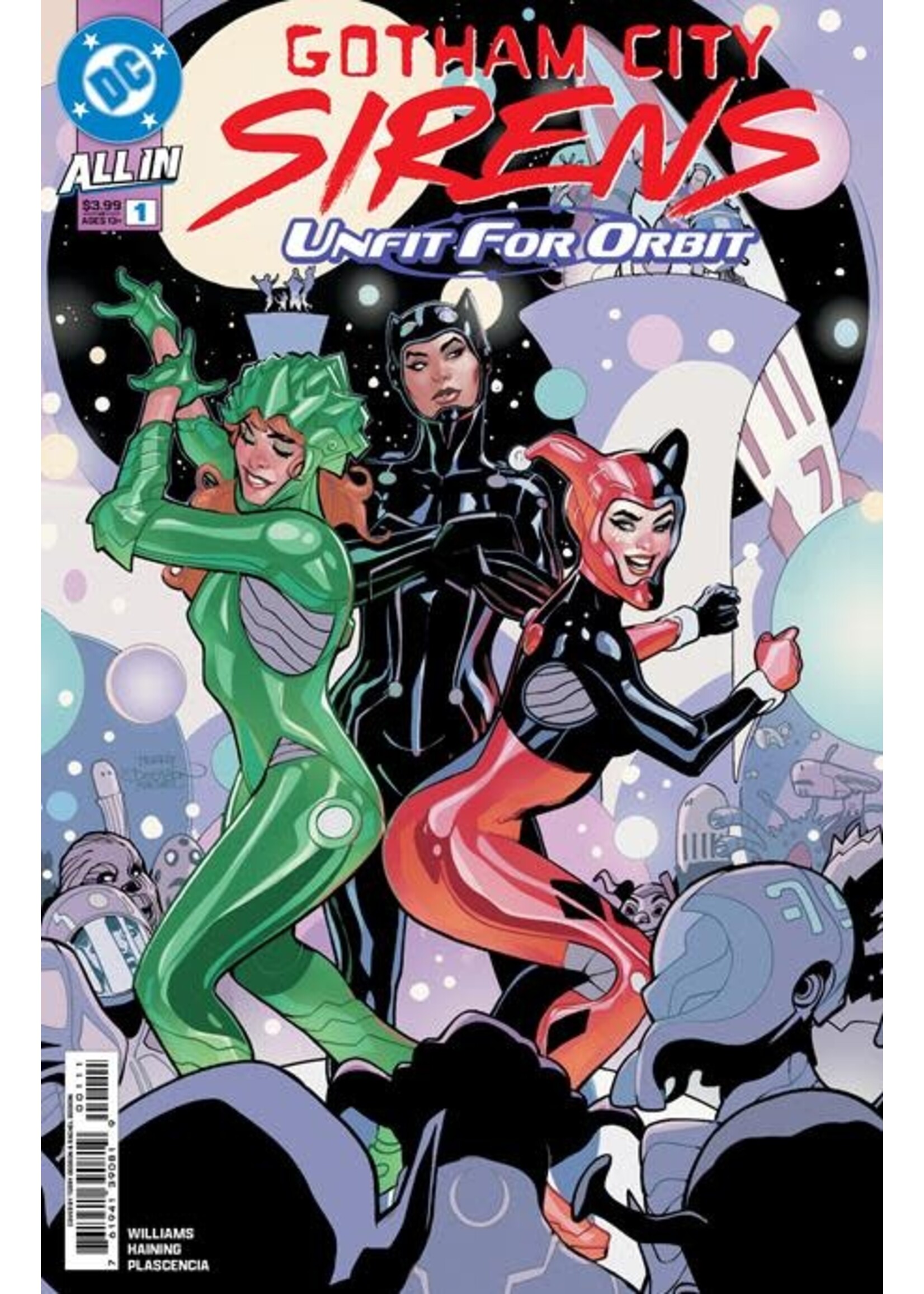 DC COMICS GOTHAM CITY SIRENS UNFIT FOR ORBIT #1 (OF 5) CVR A DODSON