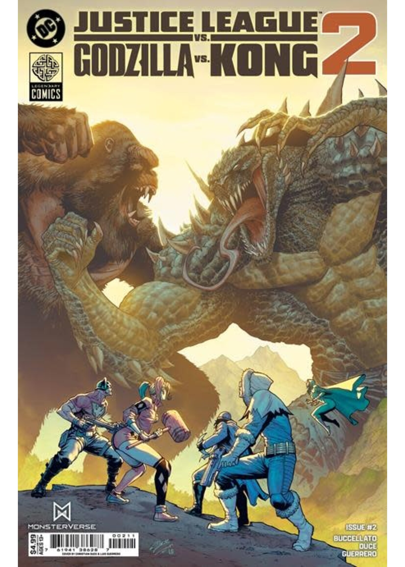 DC COMICS JUSTICE LEAGUE VS GODZILLA VS KONG 2 #2 (OF 7) CVR A DUCE