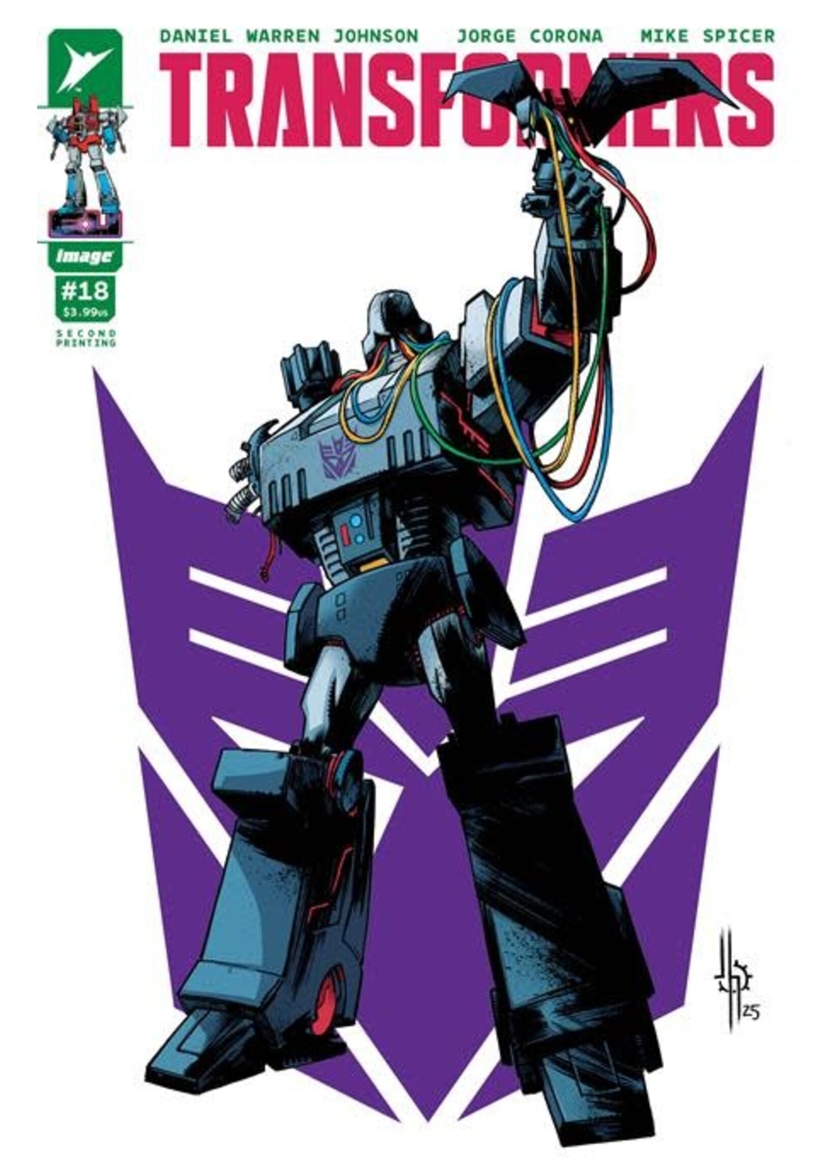 IMAGE COMICS TRANSFORMERS (2023) #18 2ND PTG CVR A DECEPTICON CVR