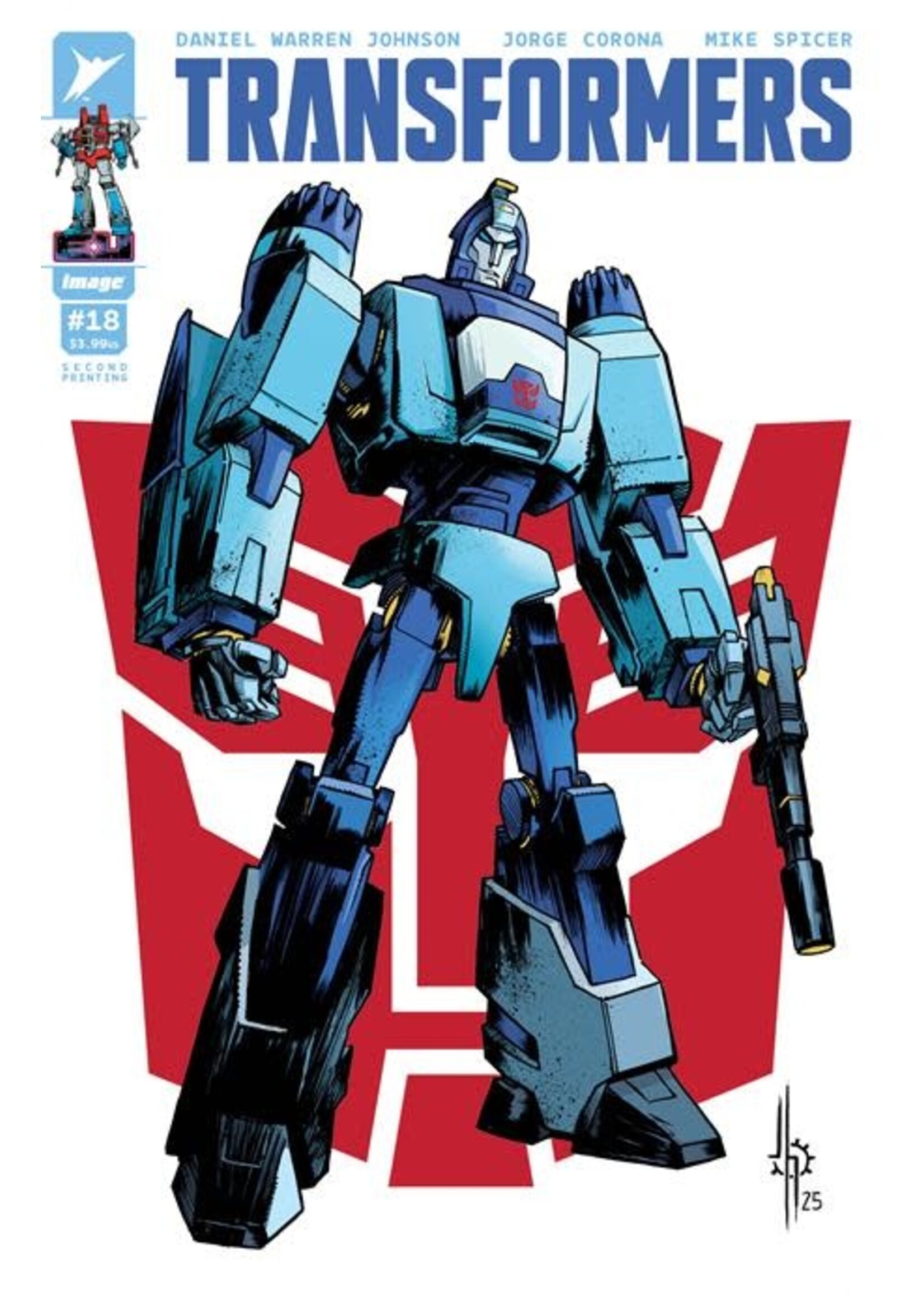 IMAGE COMICS TRANSFORMERS (2023) #18 2ND PTG CVR B AUTOBOT VAR