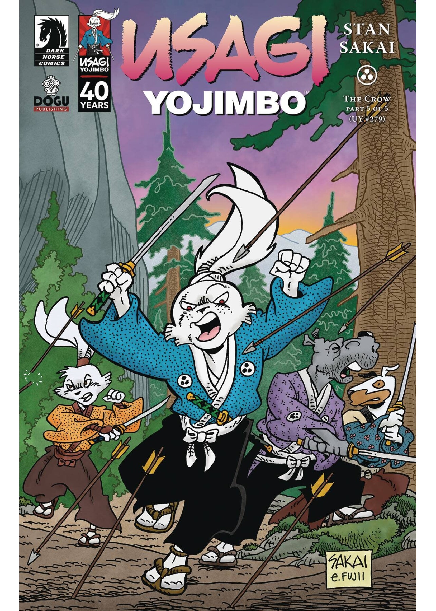 DARK HORSE USAGI YOJIMBO CROW #5 CVR A SAKAI