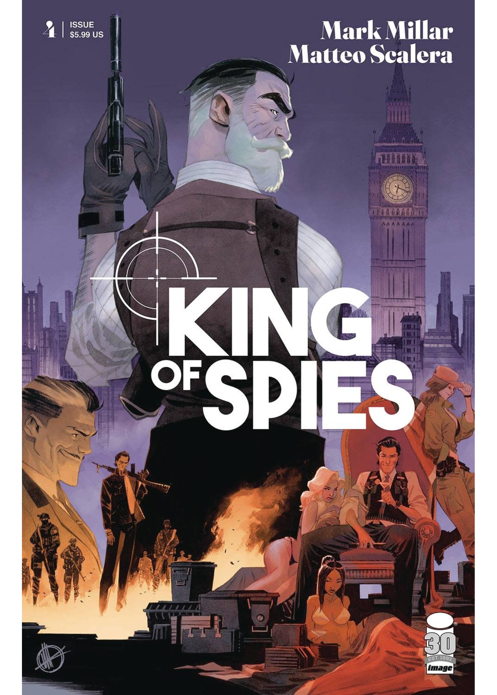 . KING OF SPIES #4 (OF 4) CVR A SCALERA (MR)