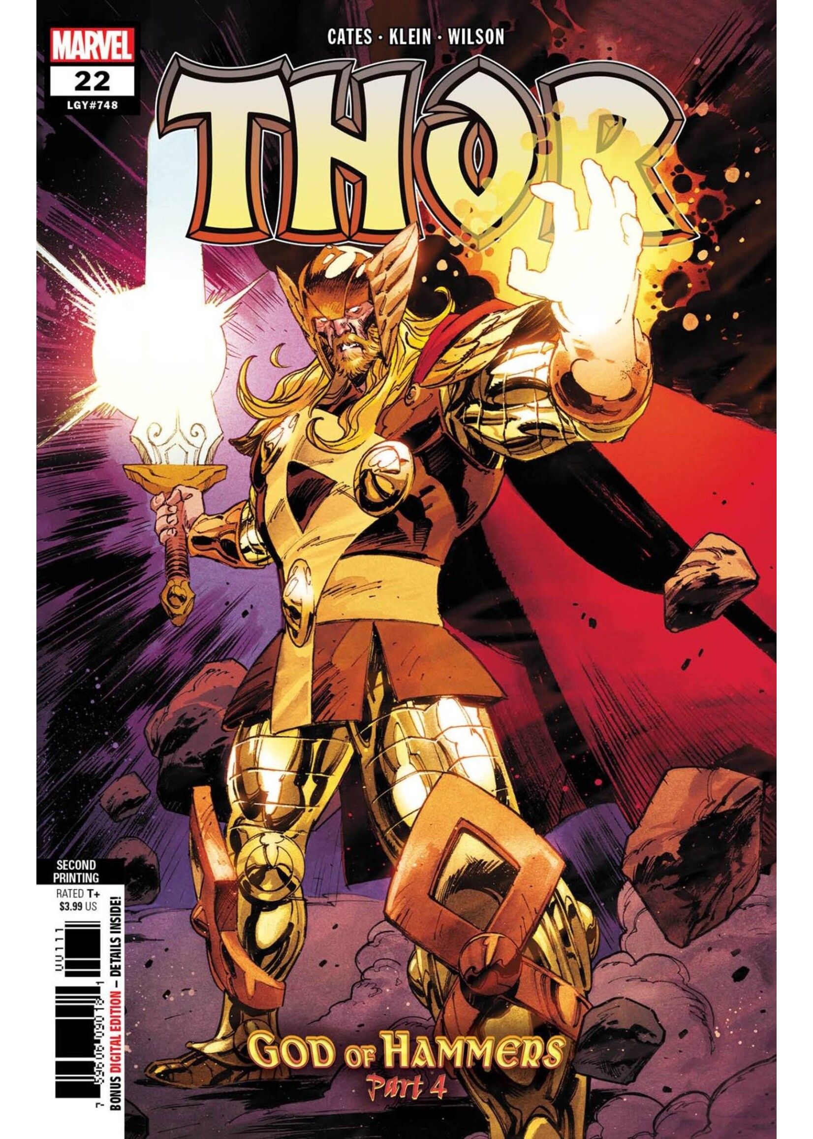 . THOR #22 KLEIN 2ND PRINTING VARIANT