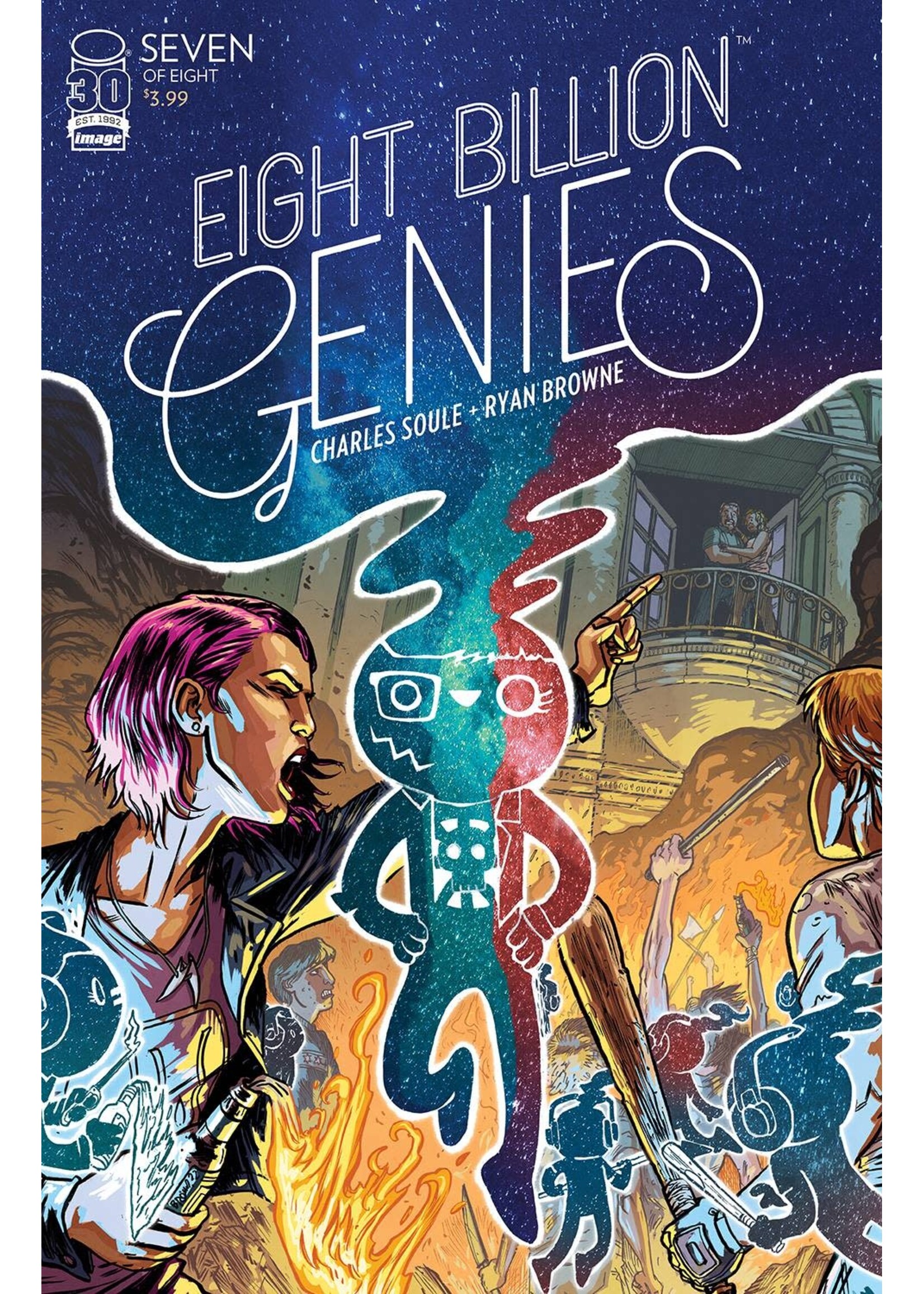 . EIGHT BILLION GENIES #7 (OF 8) CVR A BROWNE (MR)