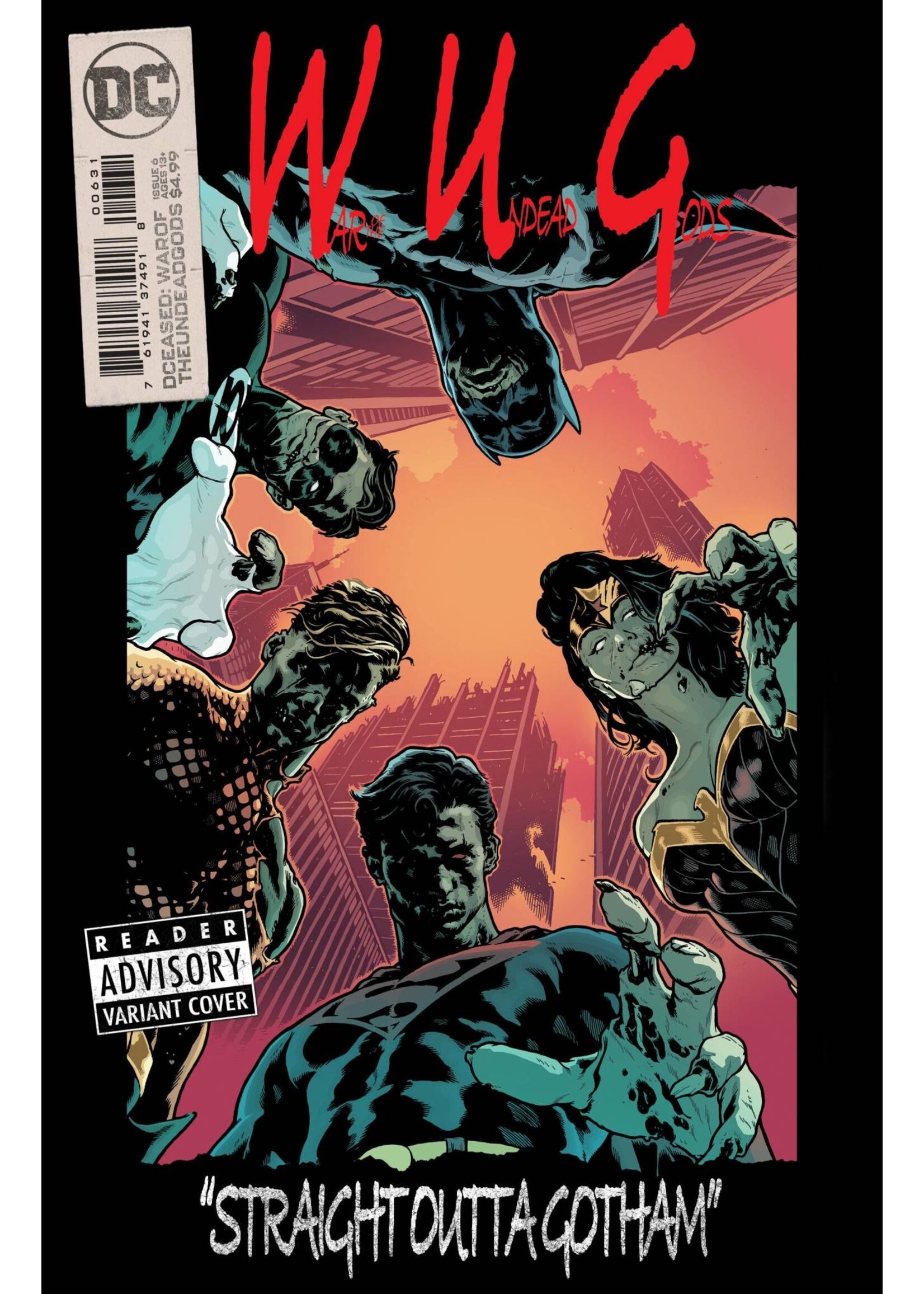 . DCEASED WAR OF THE UNDEAD GODS #6 SPOKES HOMAGE