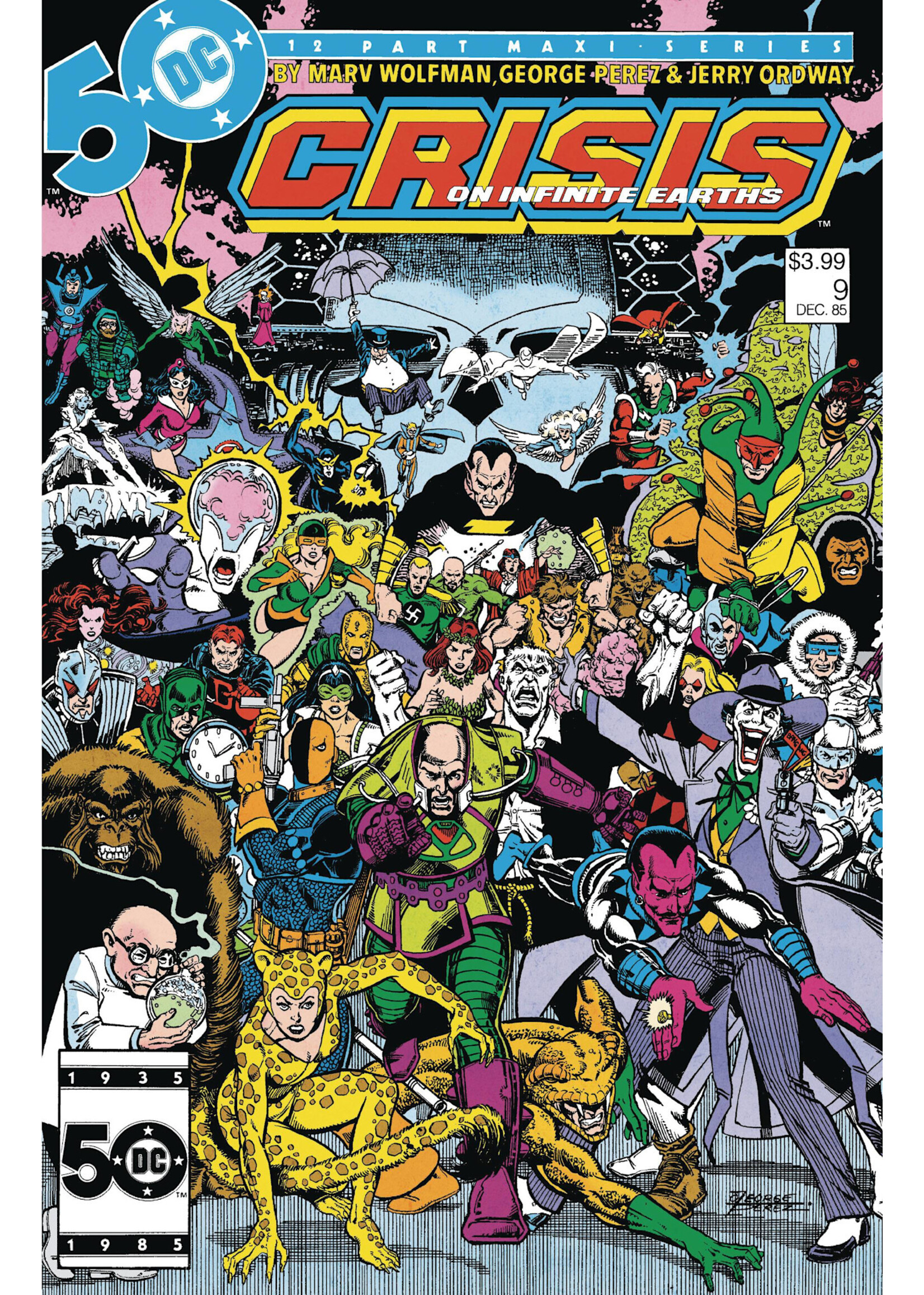 . CRISIS ON INFINITE EARTHS #9 FACSIMILE EDITION