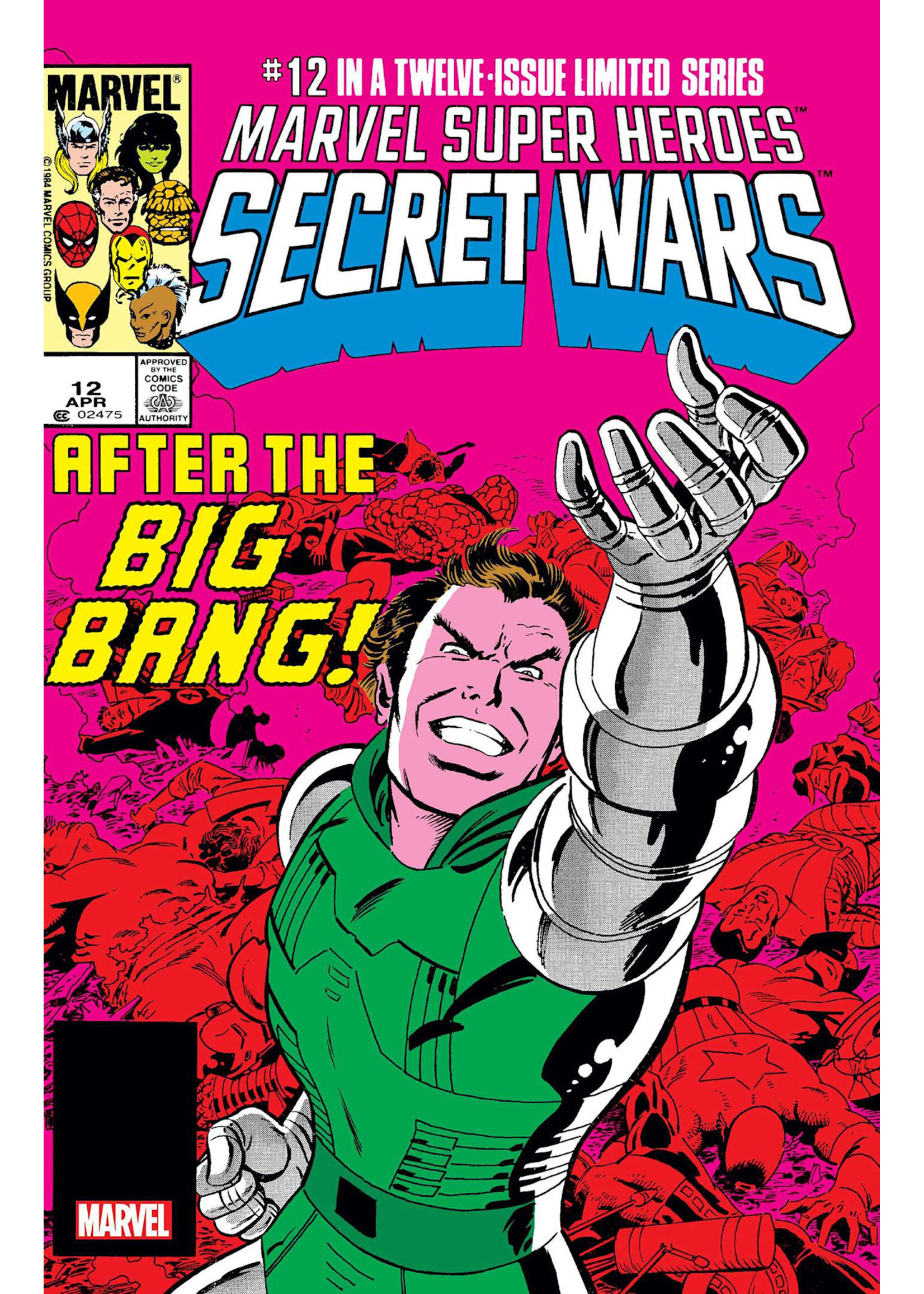 . MSH SECRET WARS #12 FACSIMILE EDITION FOIL VAR