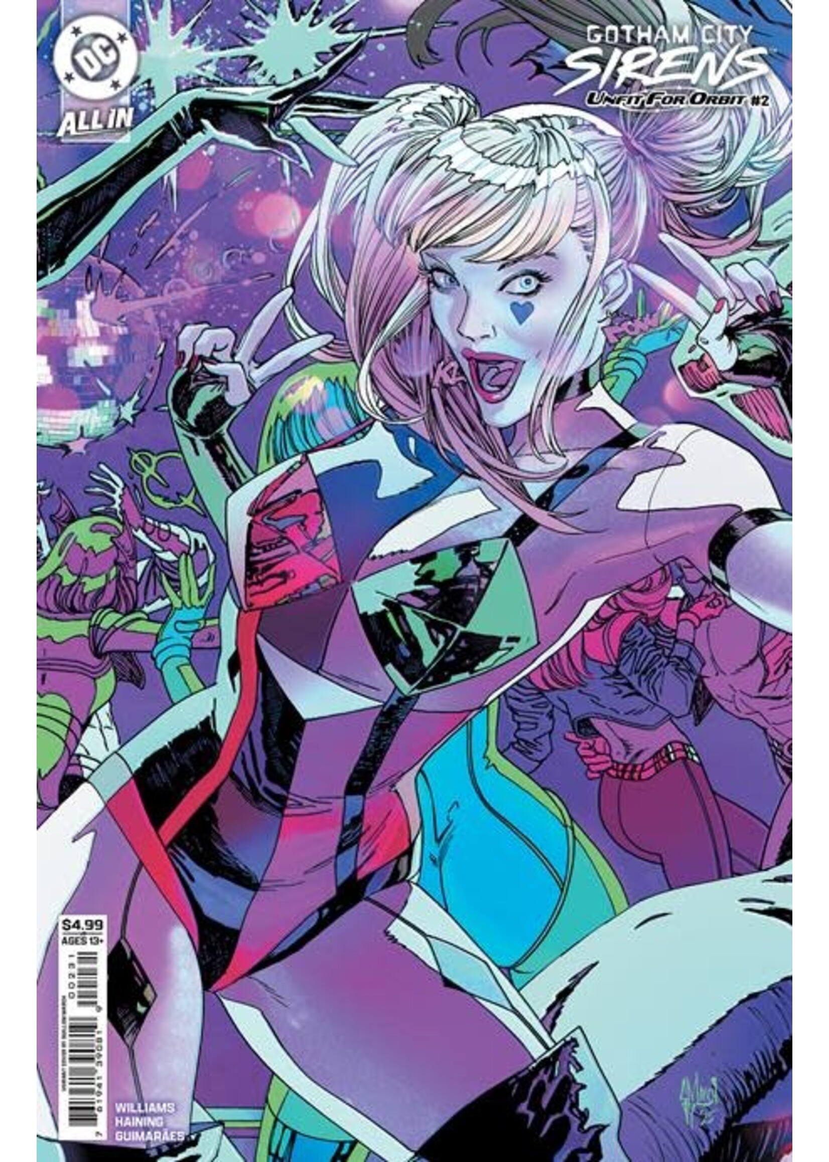 DC COMICS GOTHAM CITY SIRENS UNFIT FOR ORBIT #2 (OF 5) CVR C MARCH CONNECTING