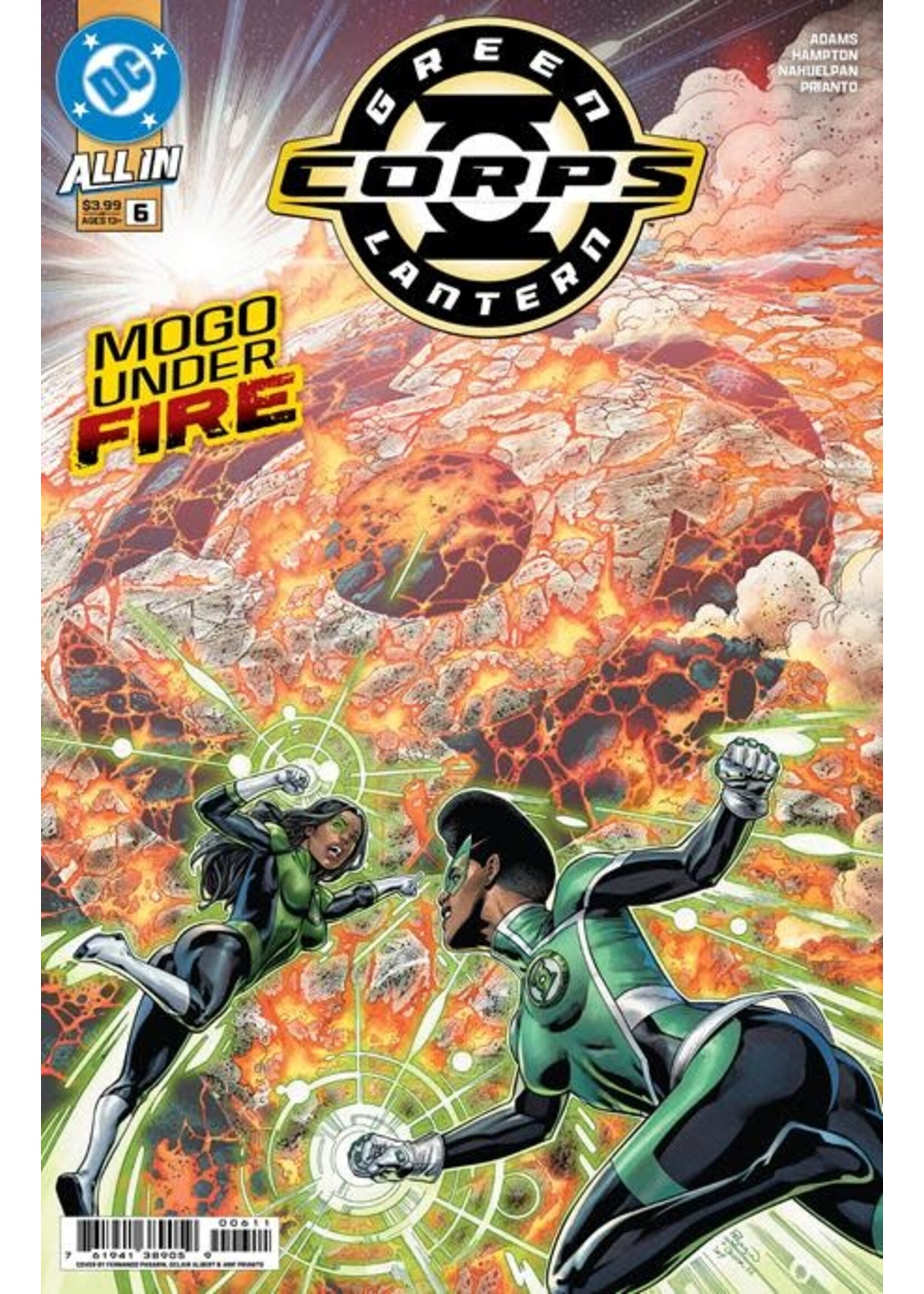 DC COMICS GREEN LANTERN CORPS (2025) #6 CVR A PASARIN & ALBERT