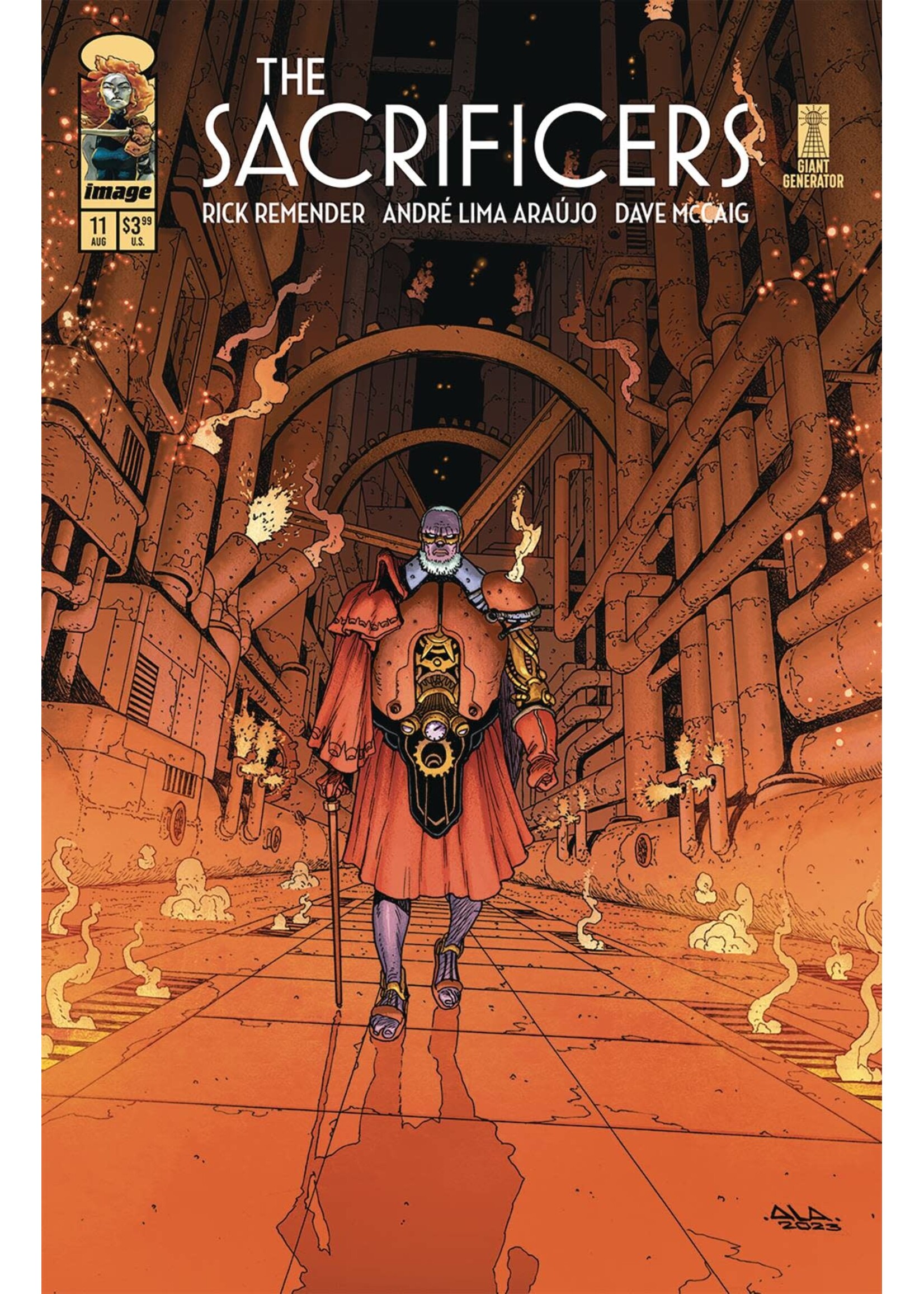 . SACRIFICERS #11 CVR A ARAUJO & MCCAIG