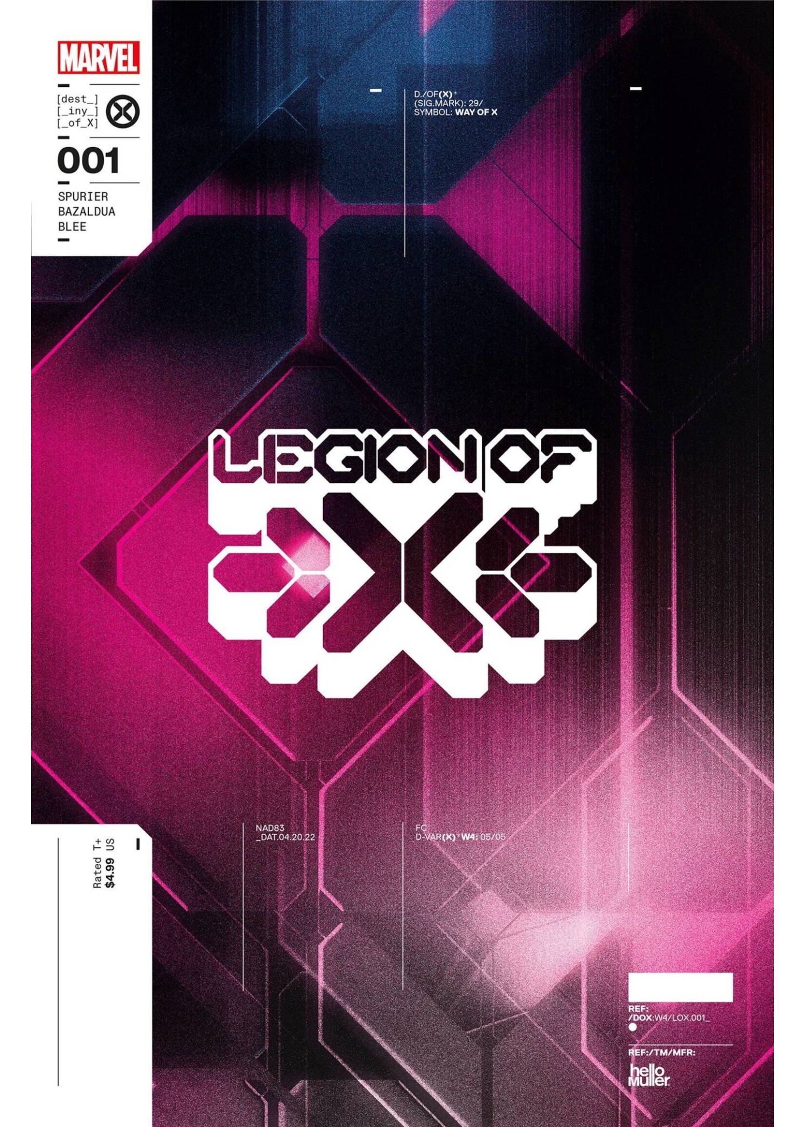 . LEGION OF X #1 MULLER DESIGN VARIANT [1:10]