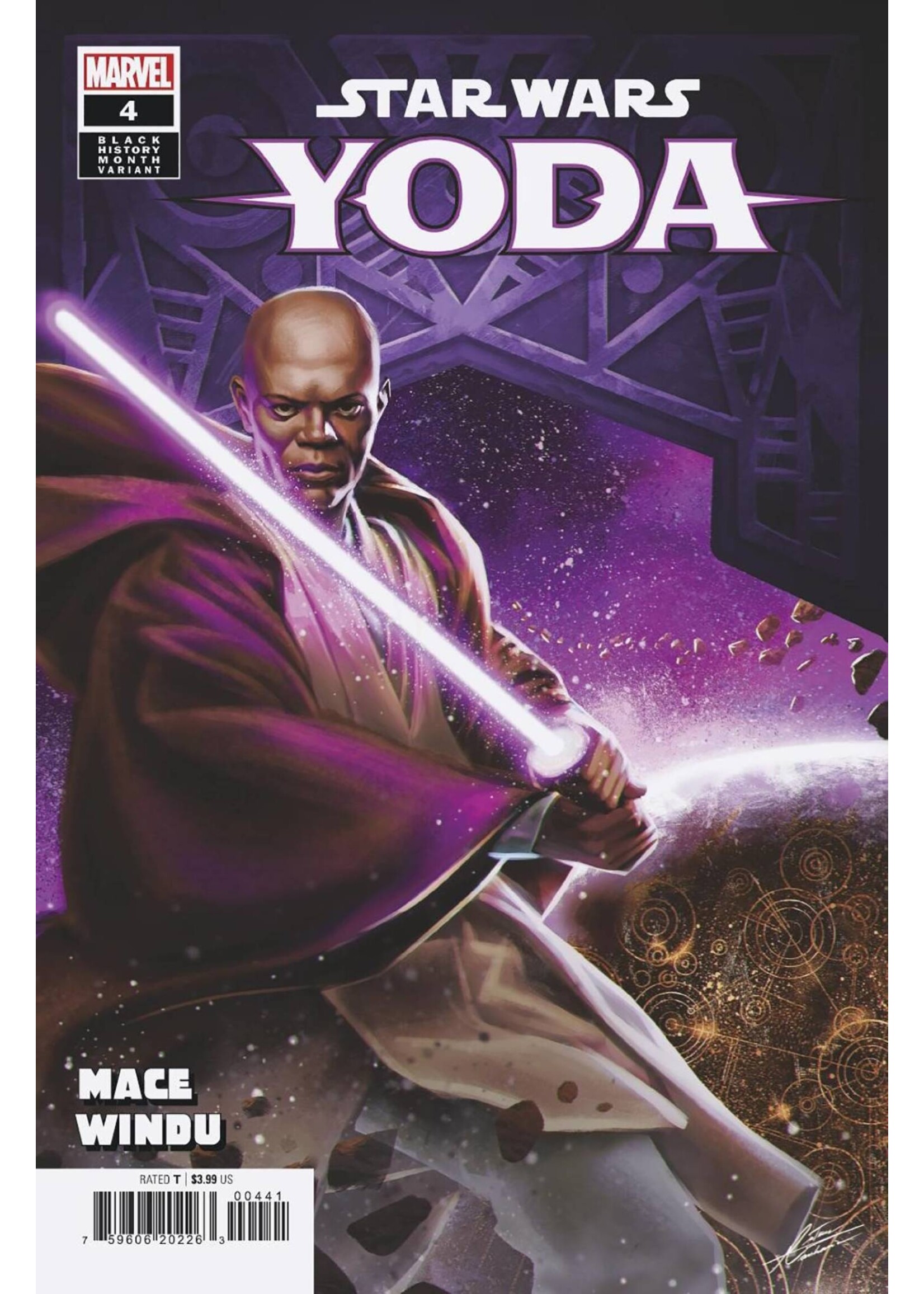 . STAR WARS YODA #4 MANHANINI BLACK HISTORY MONTH