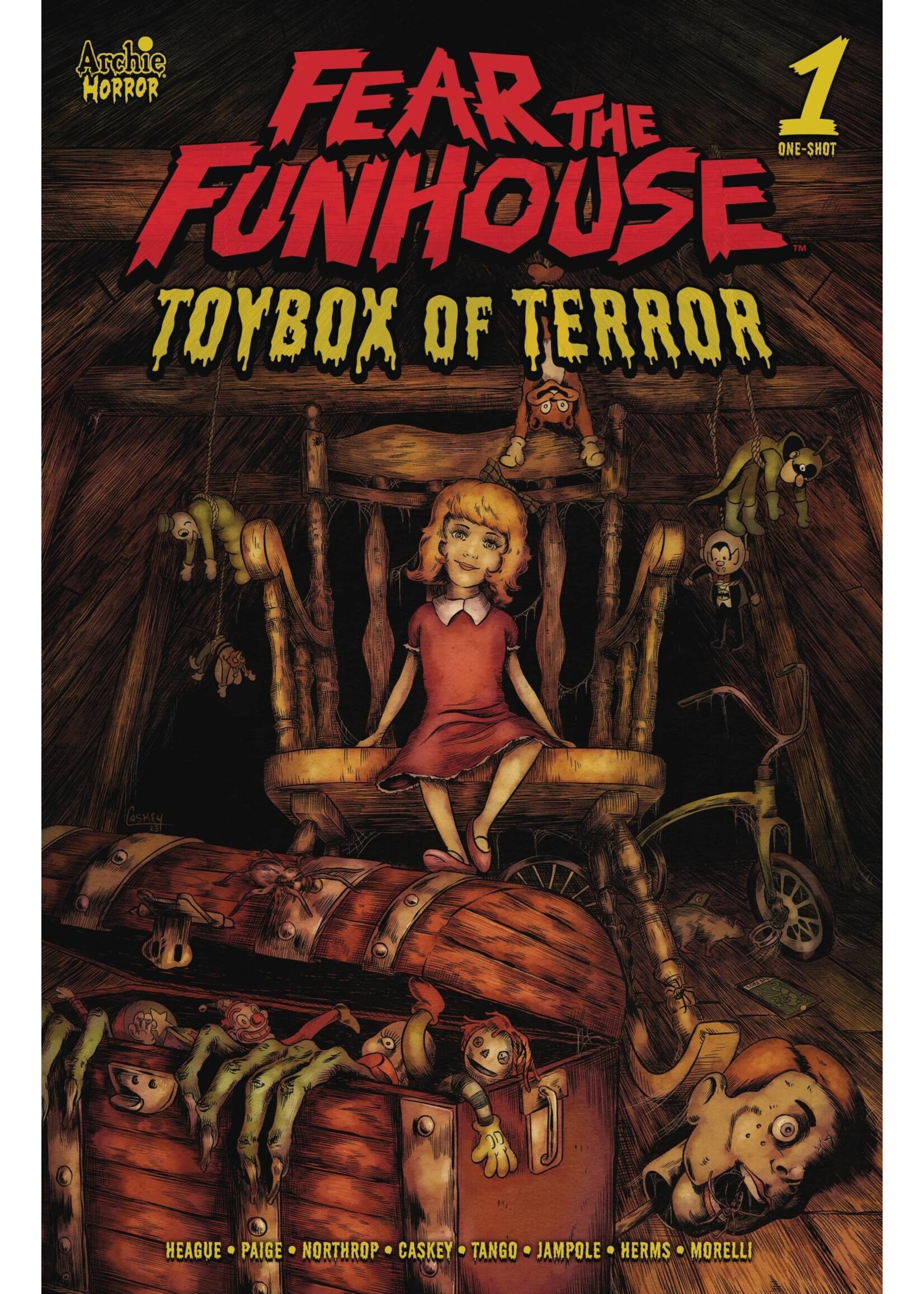 ARCHIE COMICS FEAR THE FUNHOUSE PRES TOYBOX OF TERROR CVR A RYAN CASKEY