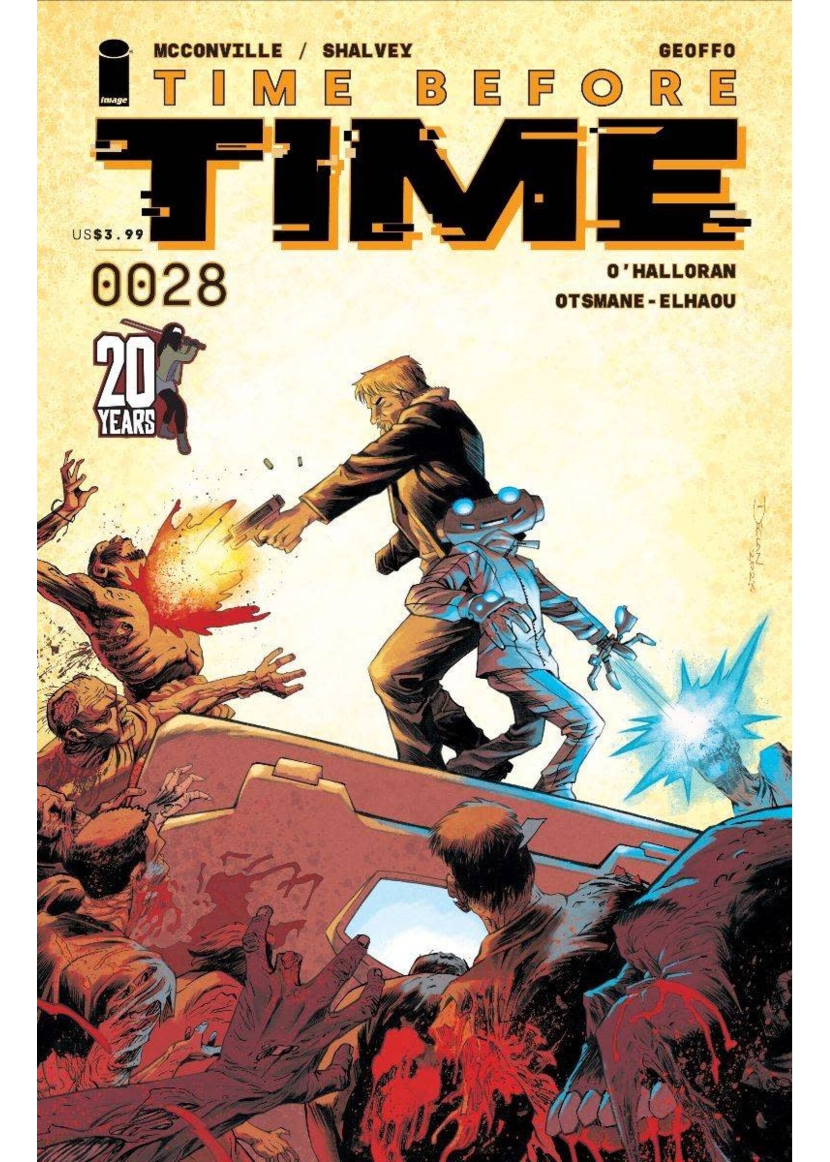 . TIME BEFORE TIME #28 CVR C TWD 20TH ANNV SHALVEY (MR)