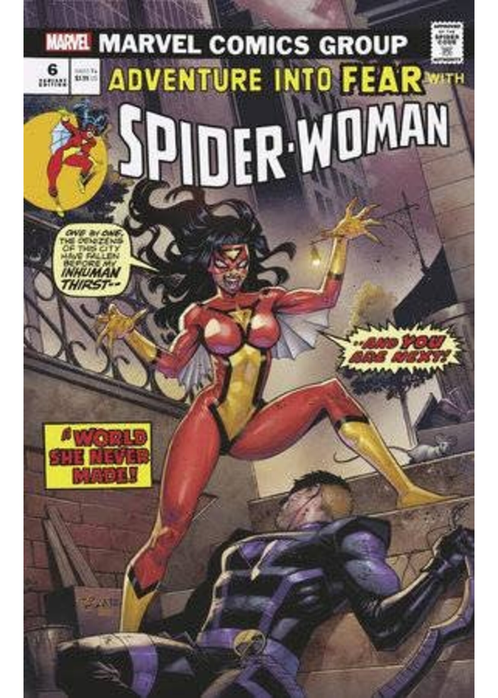 . SPIDER-WOMAN (2023) #6 ORTEGA VAMPIRE VARIANT