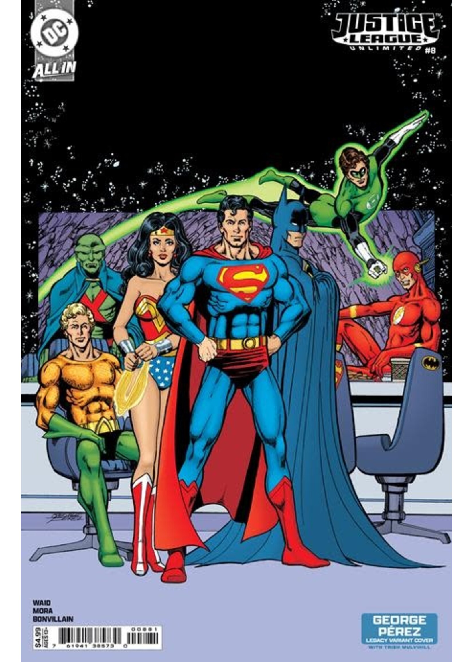 DC COMICS JUSTICE LEAGUE UNLIMITED (2024) #8 CVR F PEREZ LEGACY