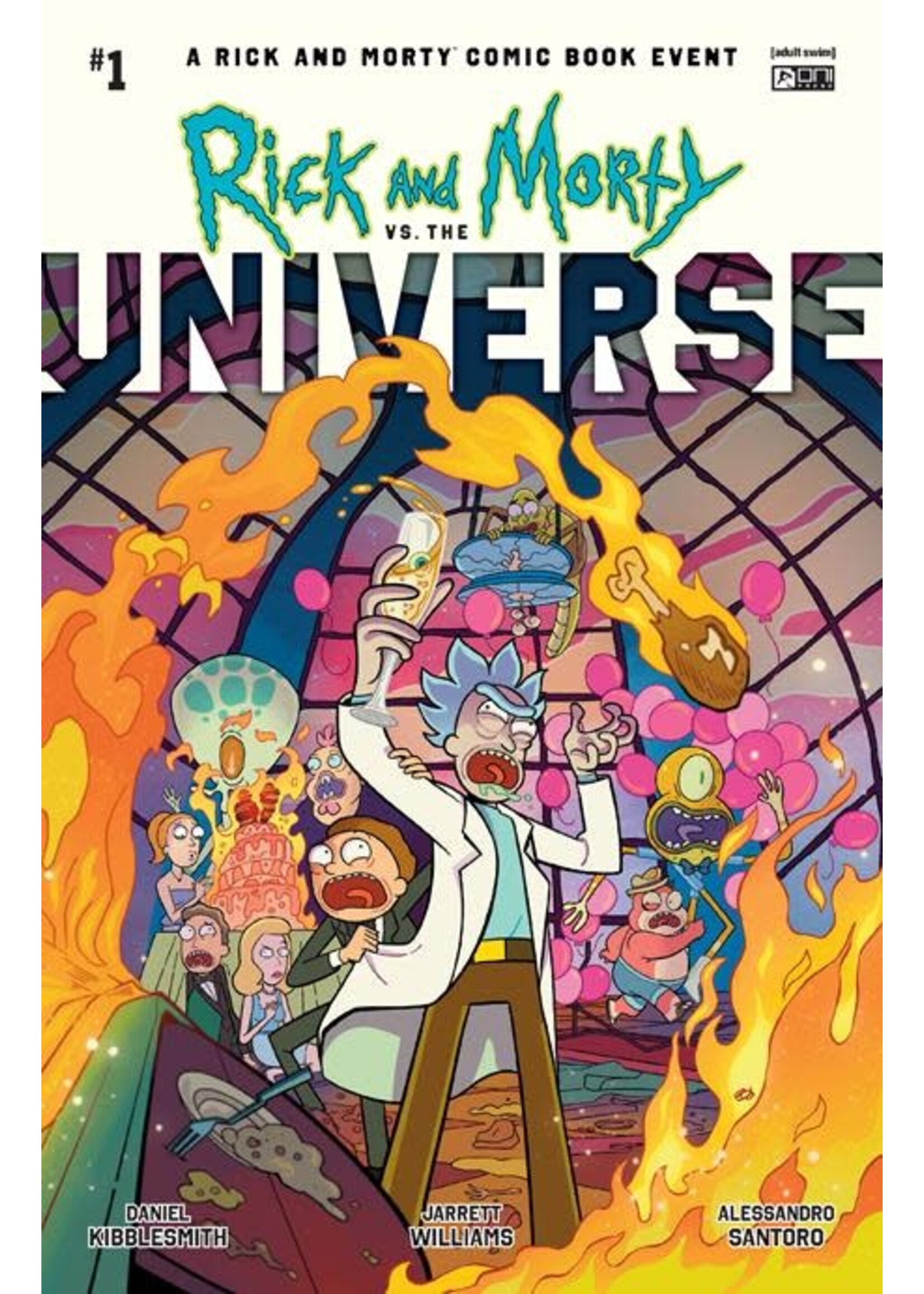 ONI PRESS RICK AND MORTY VS THE UNIVERSE #1 (OF 4) CVR A BARDIN
