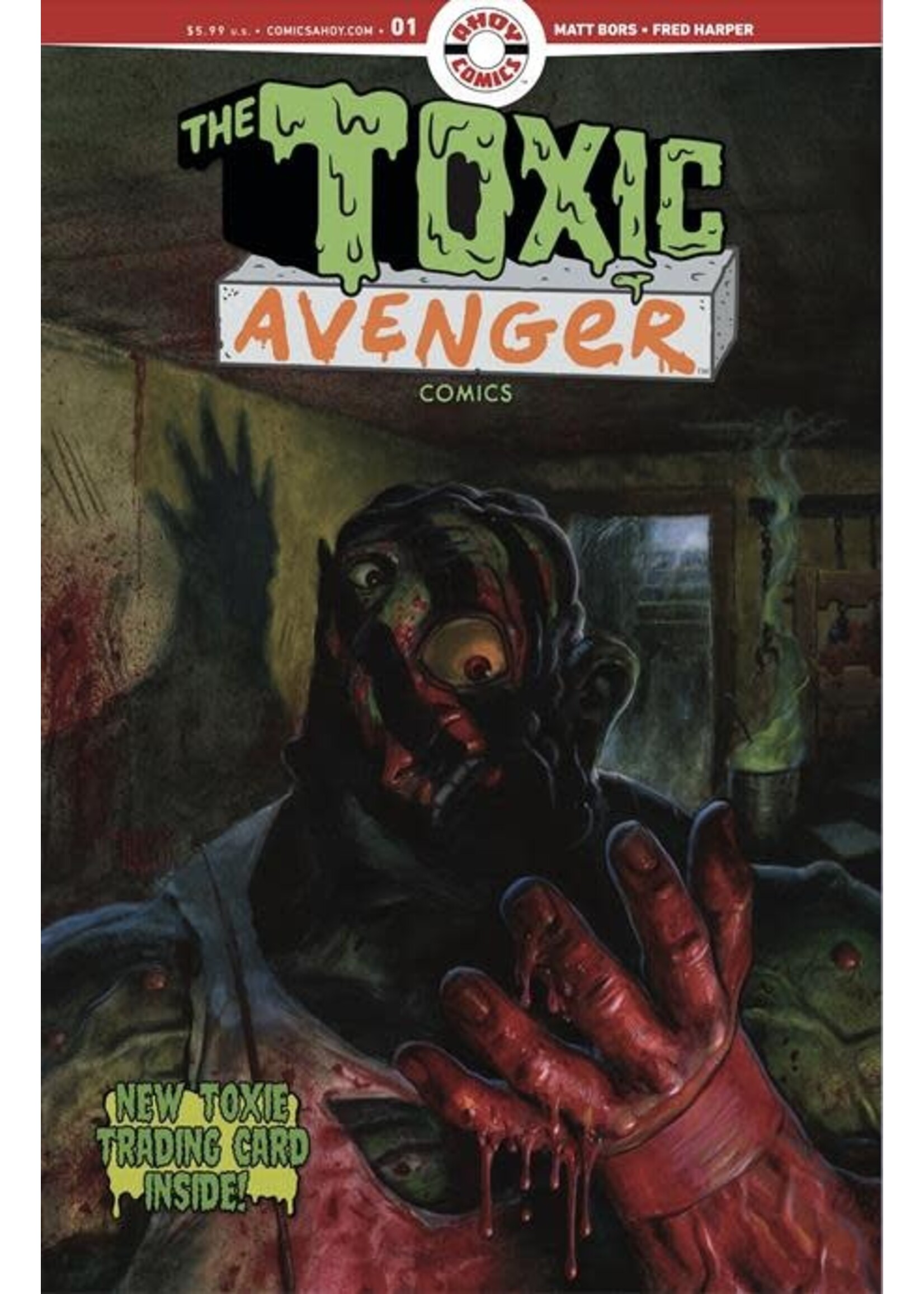 AHOY COMICS TOXIC AVENGER COMICS (2025) #1 CVR D HARPER TRADING CARD(MR)