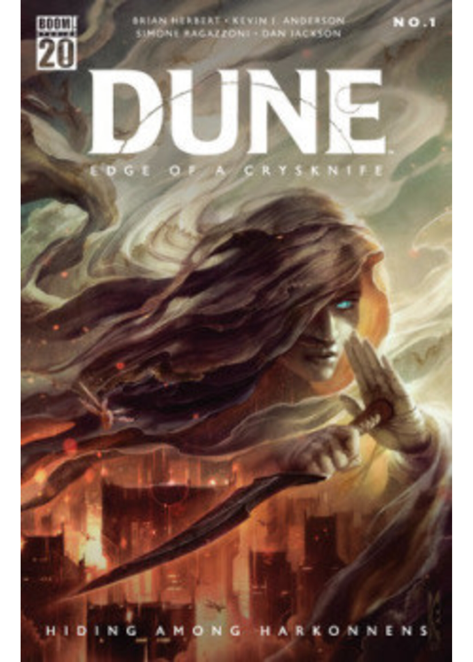 BOOM! STUDIOS DUNE EDGE OF A CRYSKNIFE HIDING AMONG HARKONNENS #1 CVR A