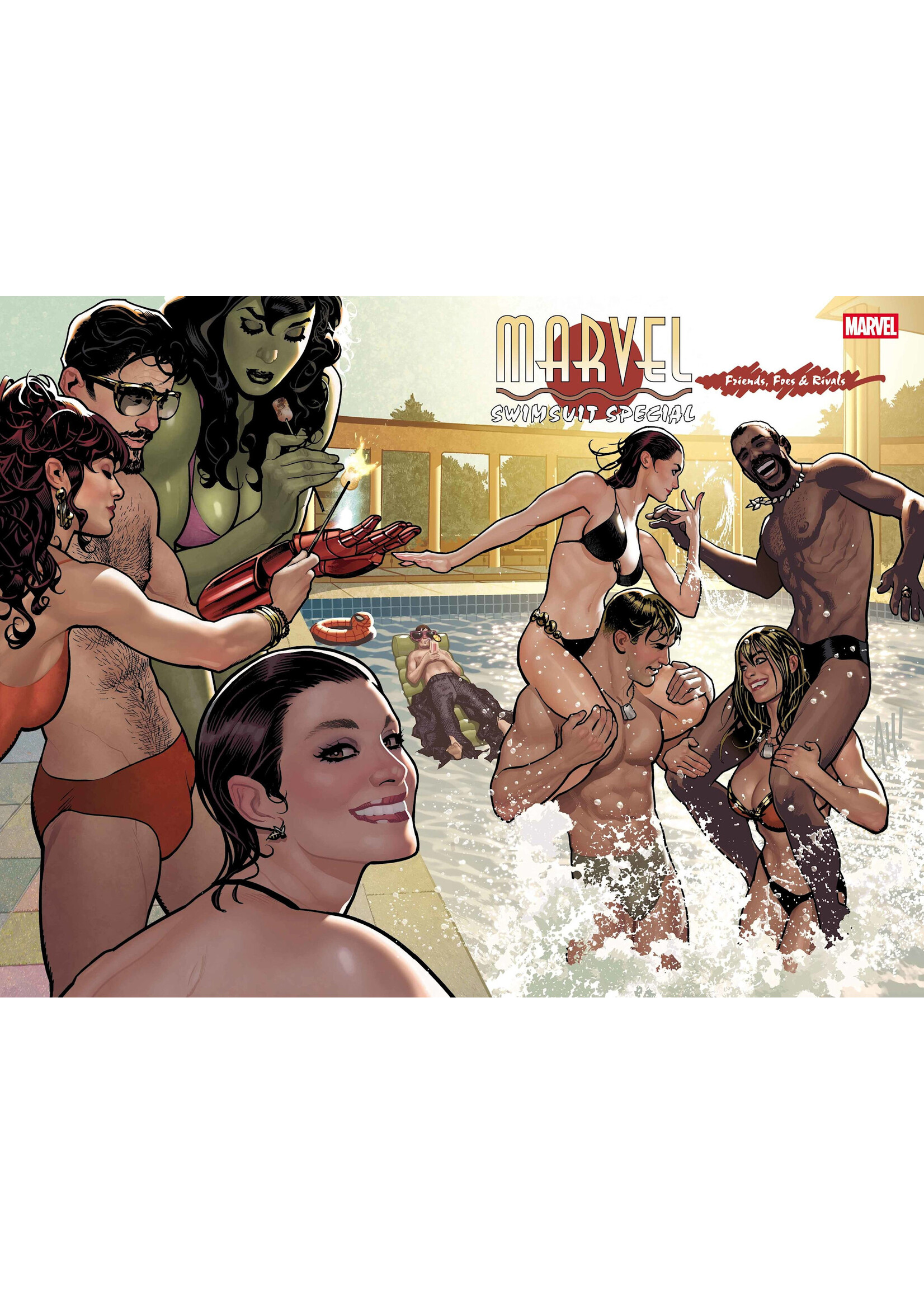 MARVEL COMICS MARVEL SWIMSUIT SPECIAL FRIENDS, FOES & RIVALS (2025) #1