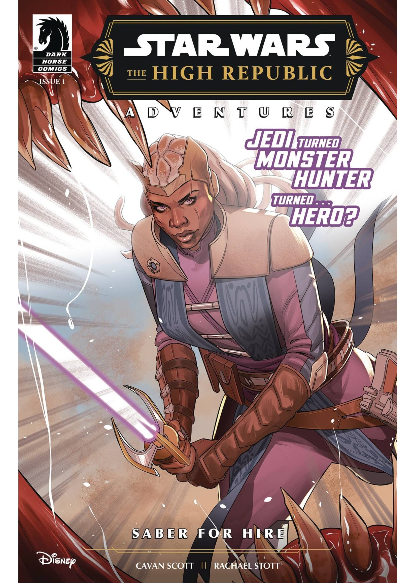DARK HORSE STAR WARS HIGH REPUBLIC ADVENTURES SABER FOR HIRE #1