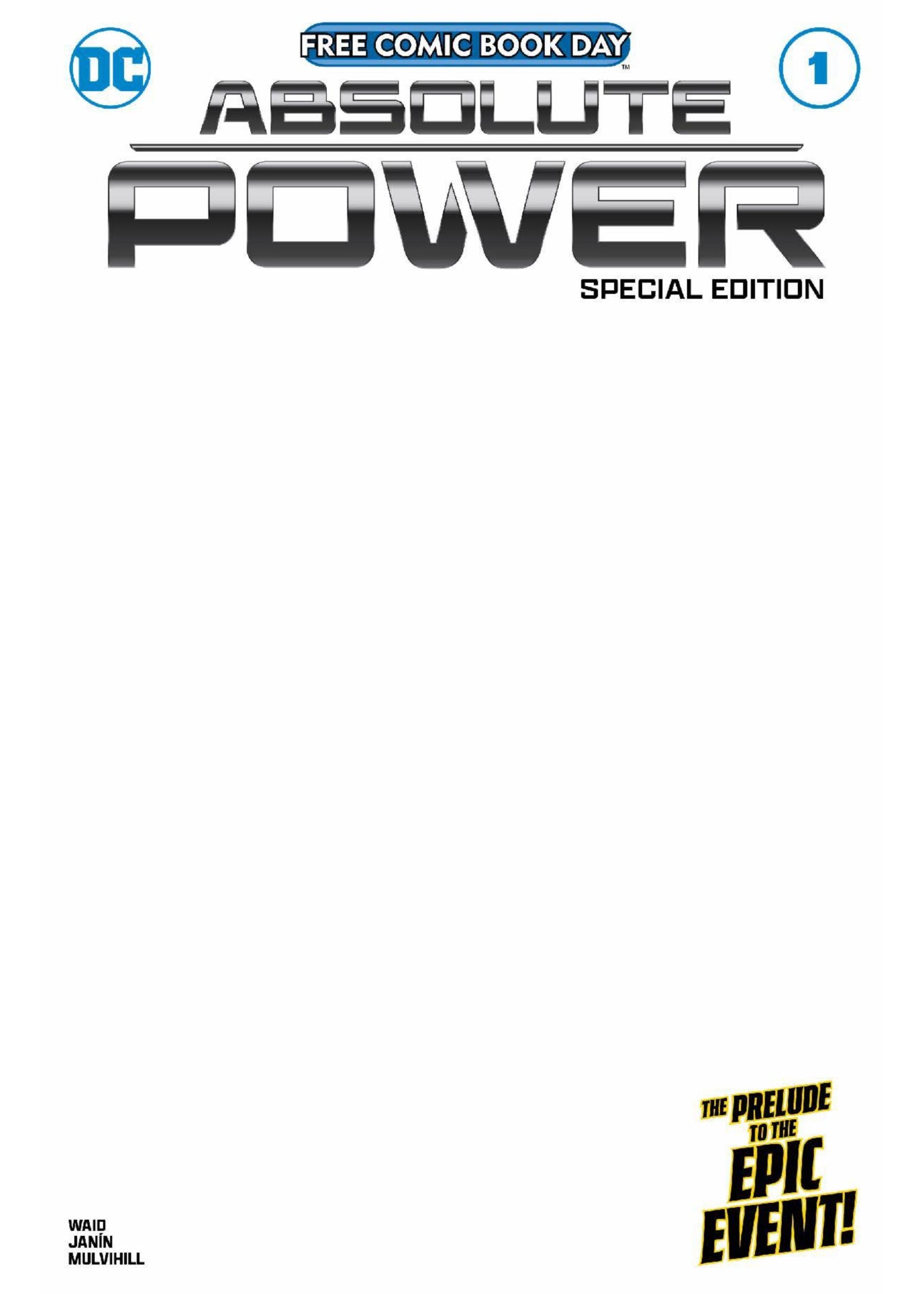 . FCBD 2024 ABSOLUTE POWER #1 BLANK