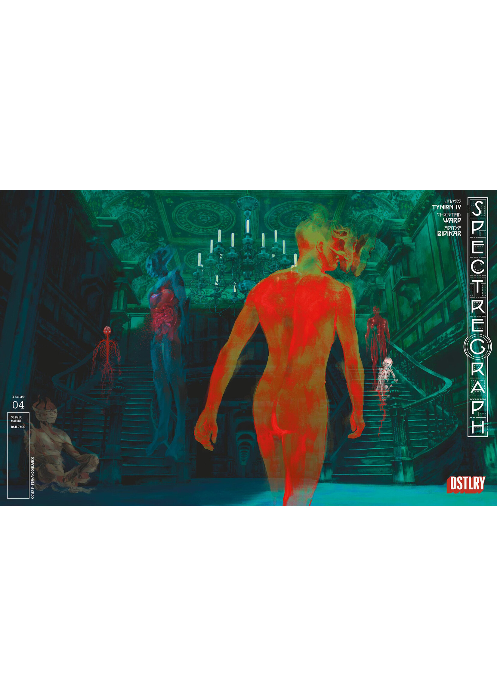 DSTLRY MEDIA SPECTREGRAPH #4 CVR F BLANCO (MR)