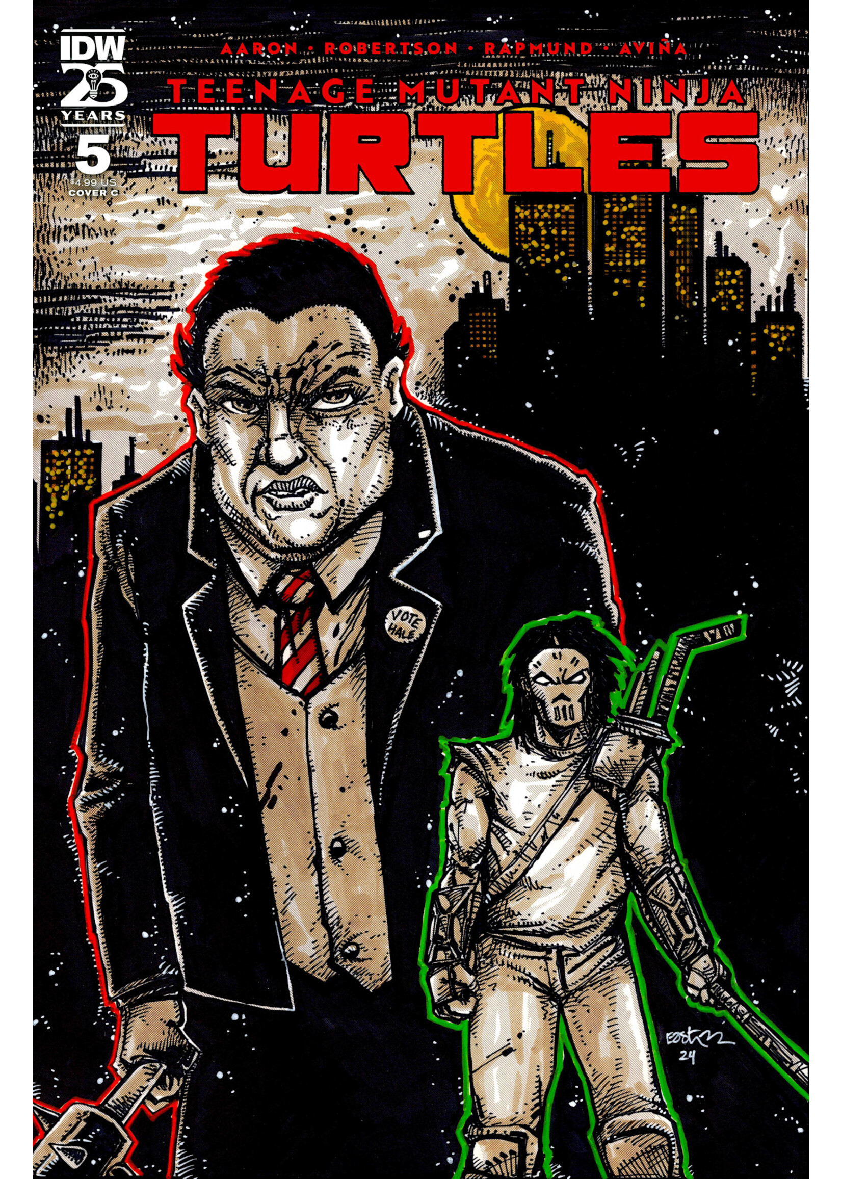 . TEENAGE MUTANT NINJA TURTLES 2024 #5 CVR C EASTMAN