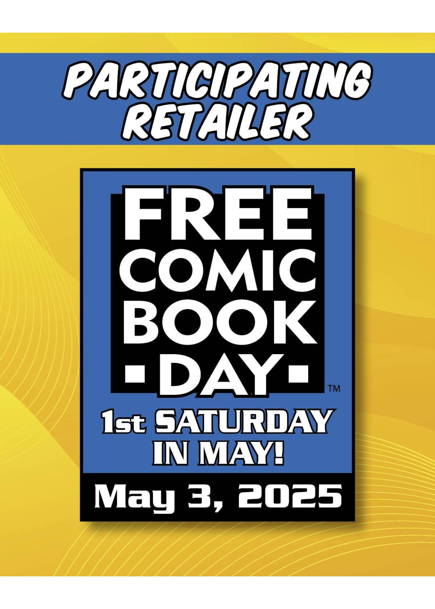 FCBD 2025 WINDOW CLING EXTRAS
