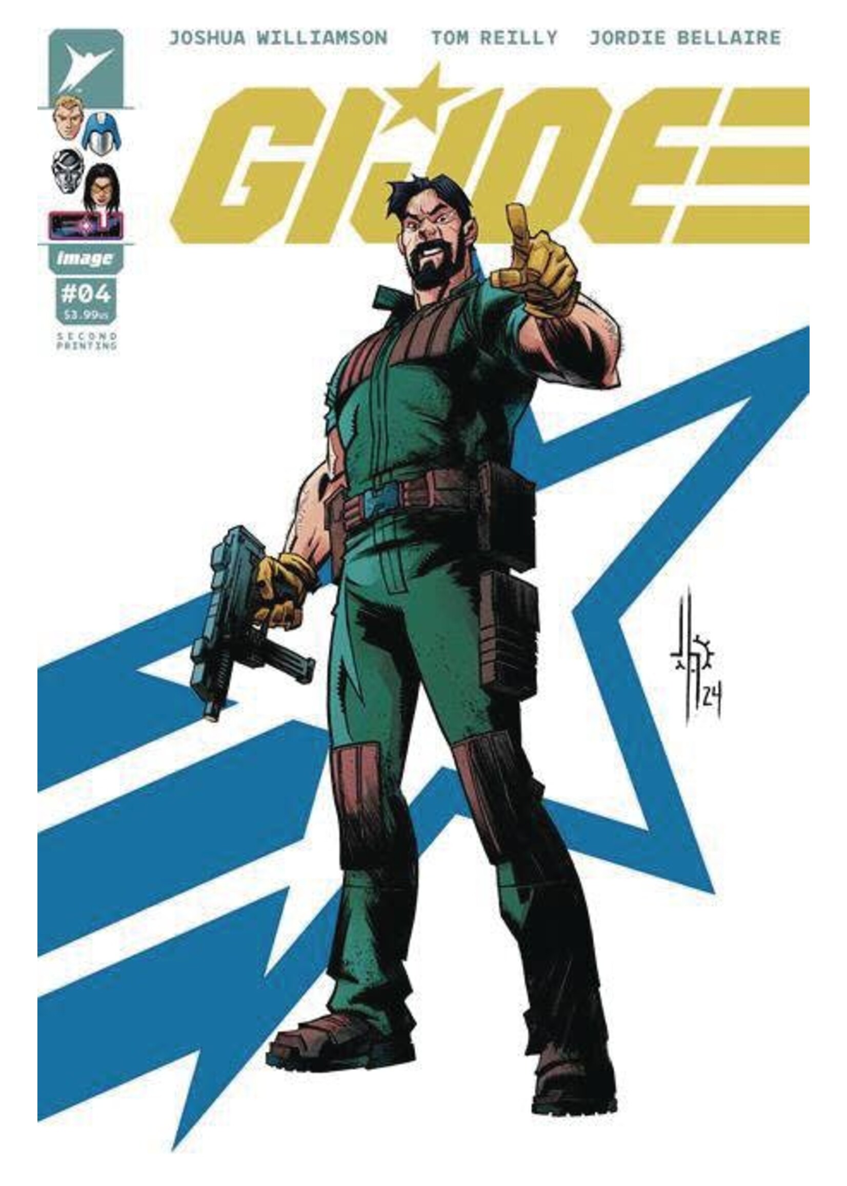 . GI JOE (2024) #4 2ND PTG CVR A GI JOE CVR