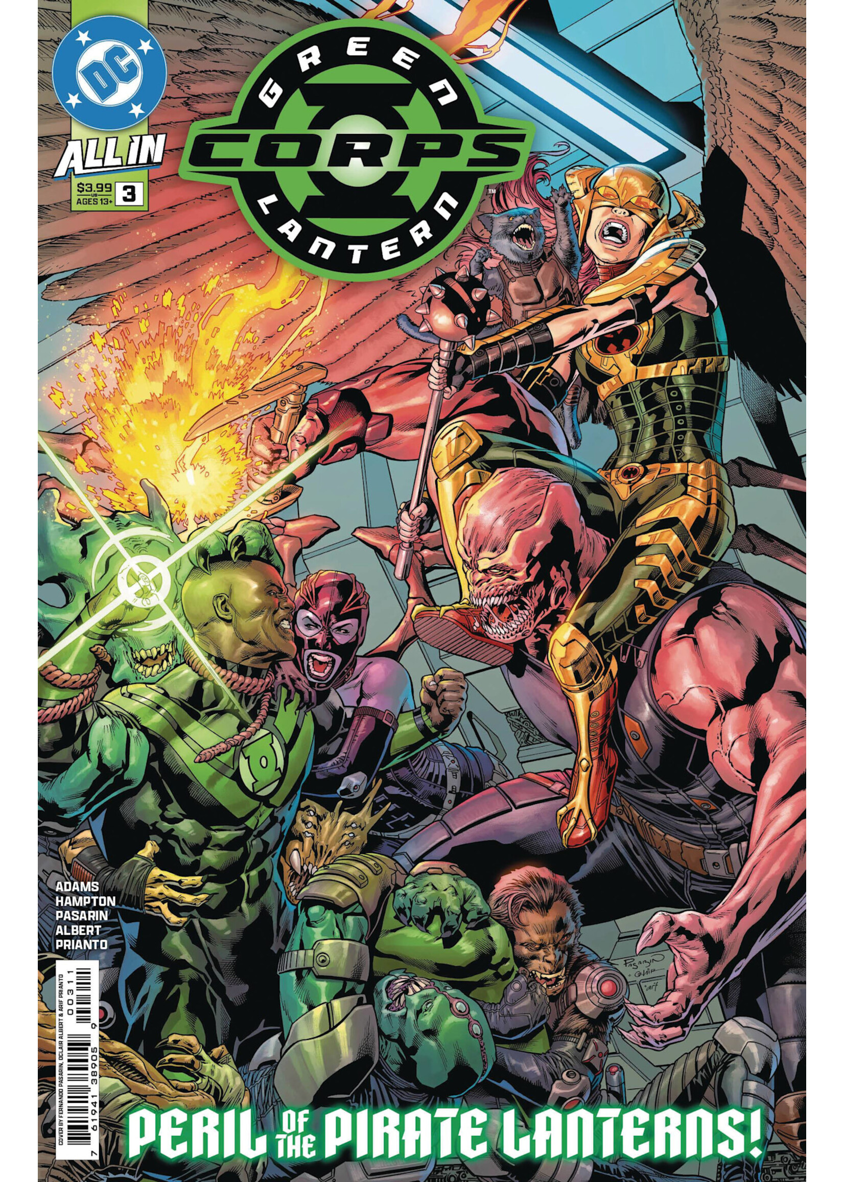 . GREEN LANTERN CORPS (2025) #3 CVR A PASARIN & ALBERT