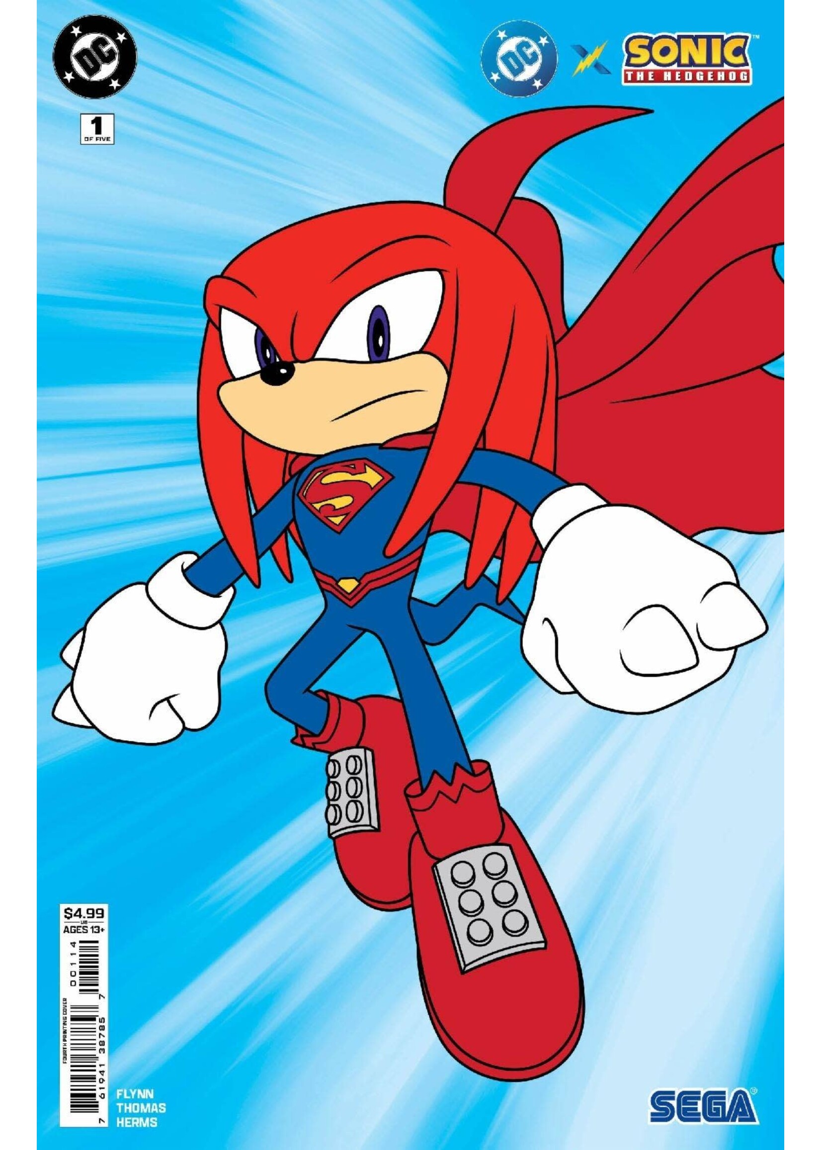 DC COMICS DC X SONIC THE HEDGEHOG (2025) #1 (OF 5) 4TH PRINT