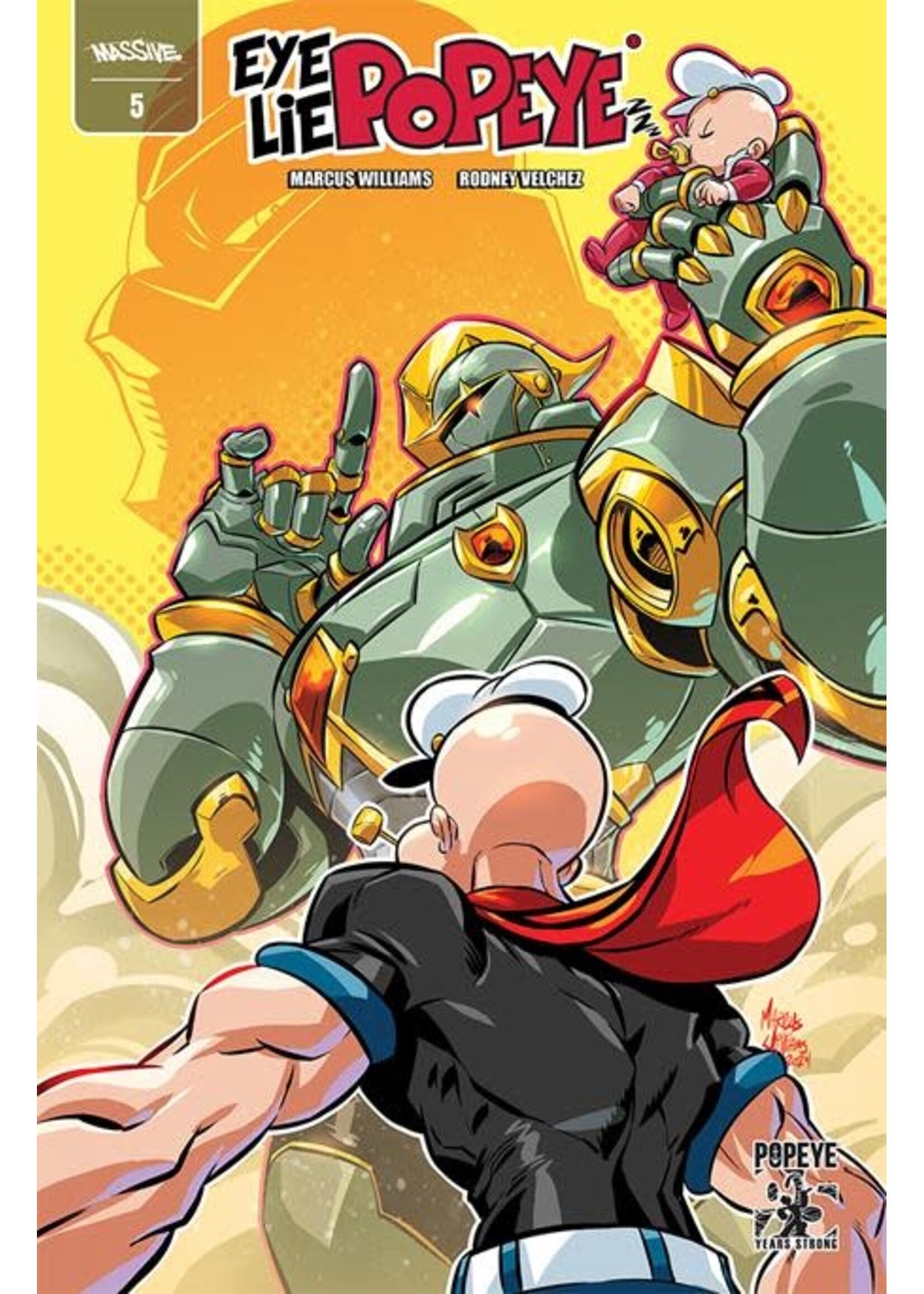 MASSIVE EYE LIE POPEYE #5 (OF 5) CVR A MARCUS WILLIAMS