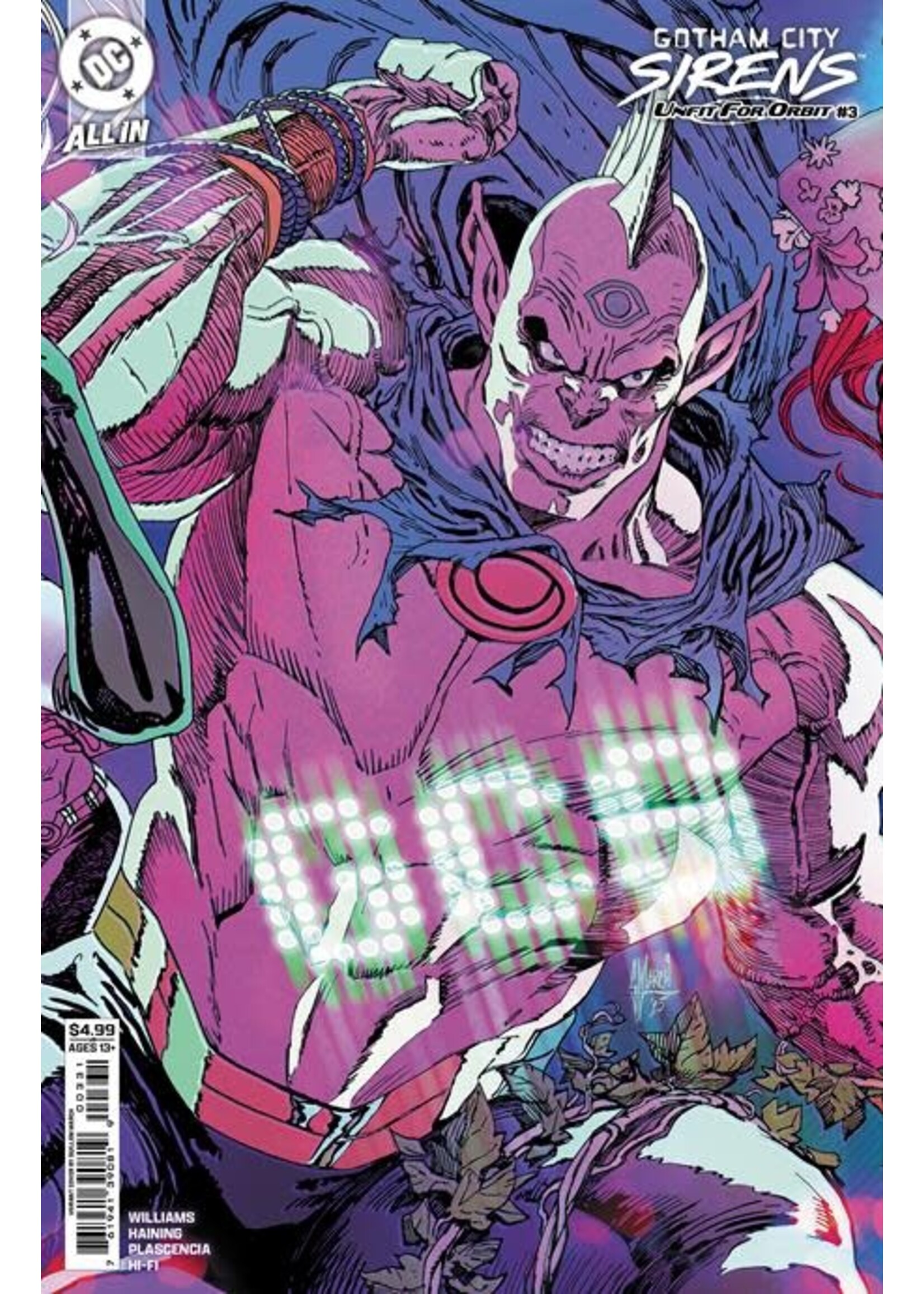 DC COMICS GOTHAM CITY SIRENS UNFIT FOR ORBIT #3 (OF 5) CVR C MARCH CONNECTING