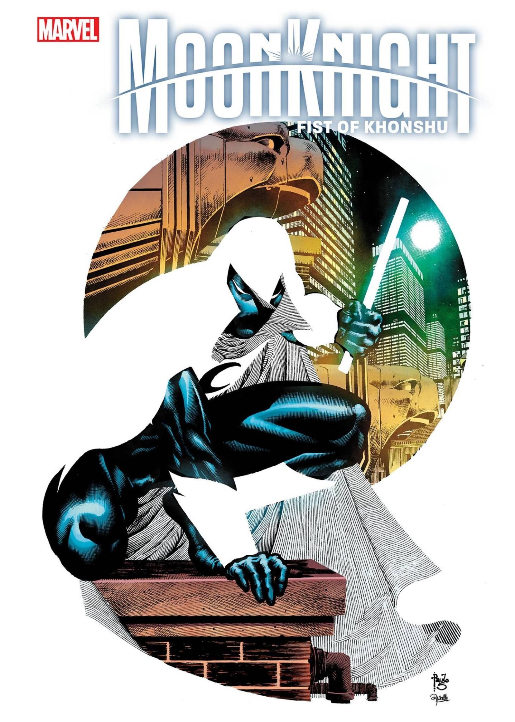 . MOON KNIGHT FIST OF KHONSHU (2024) #1 SIQUEIRA SILVER FOIL VARIANT