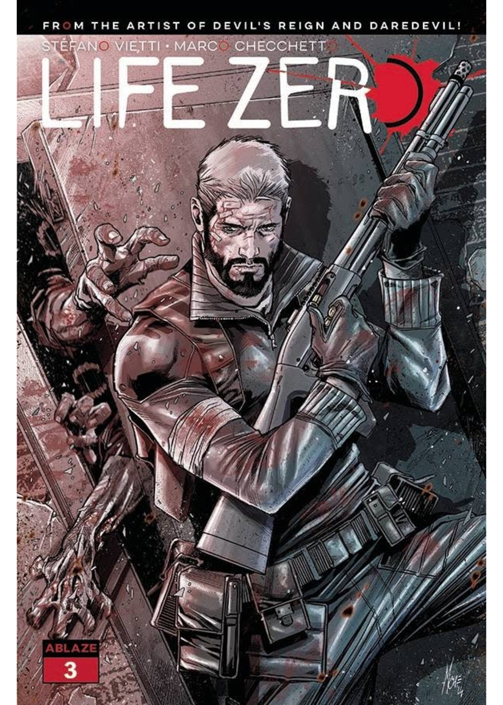 ABLAZE PUBLISHING LIFE ZERO #3 CVR A CHECCHETTO (MR)