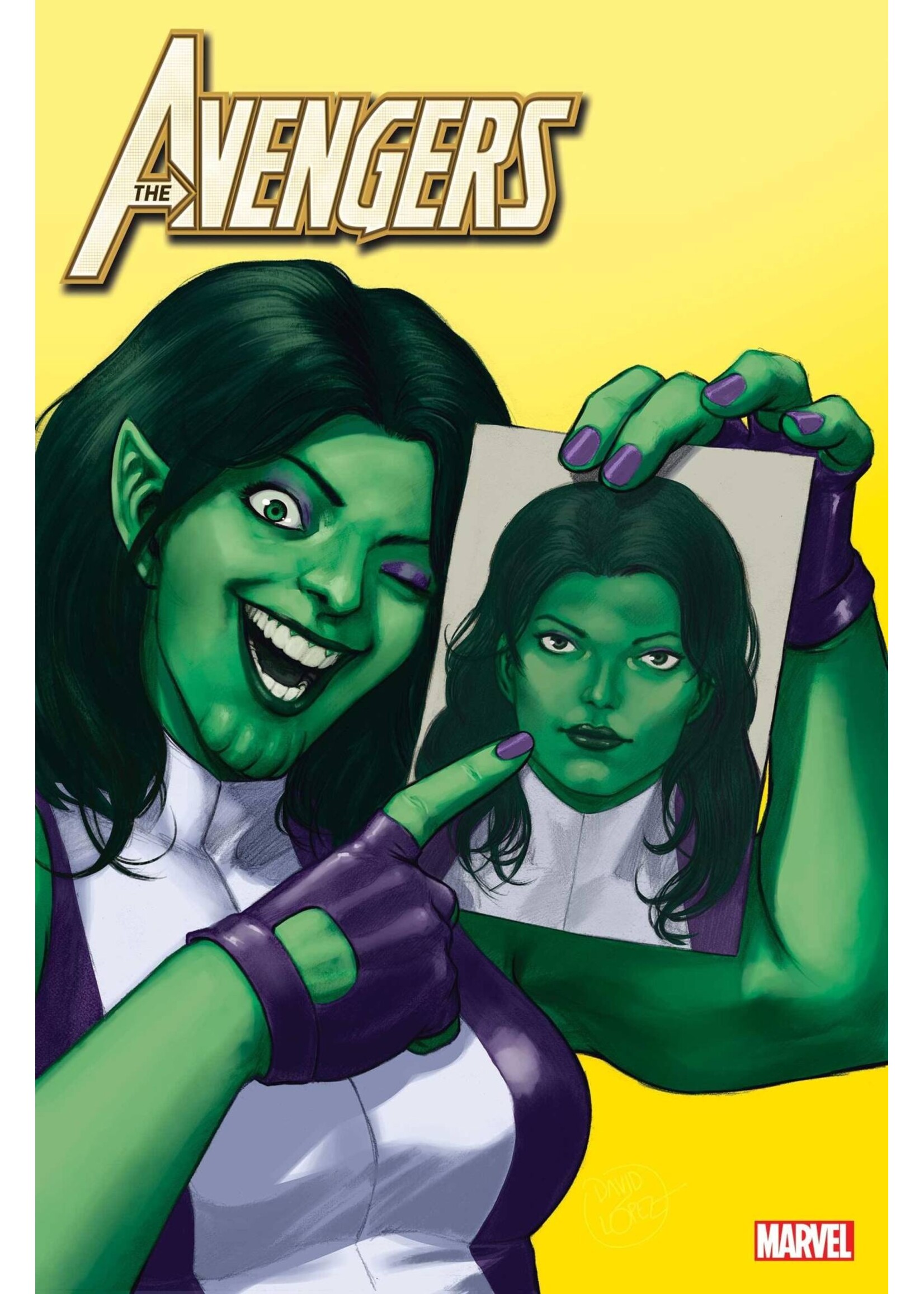 . AVENGERS #56 DAVID LOPEZ SKRULL VARIANT
