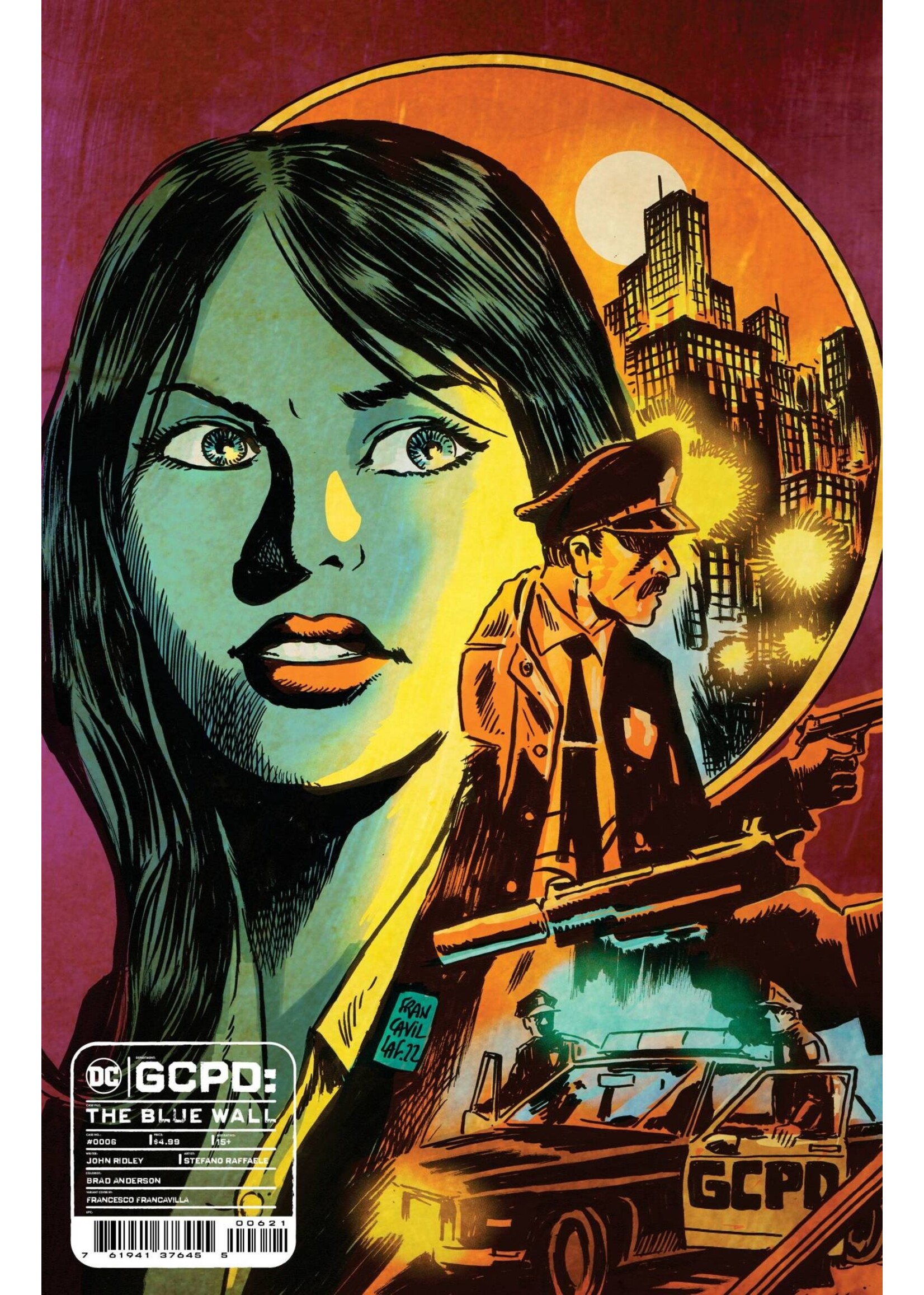 . GCPD THE BLUE WALL #6 FRANCAVILLA CARD