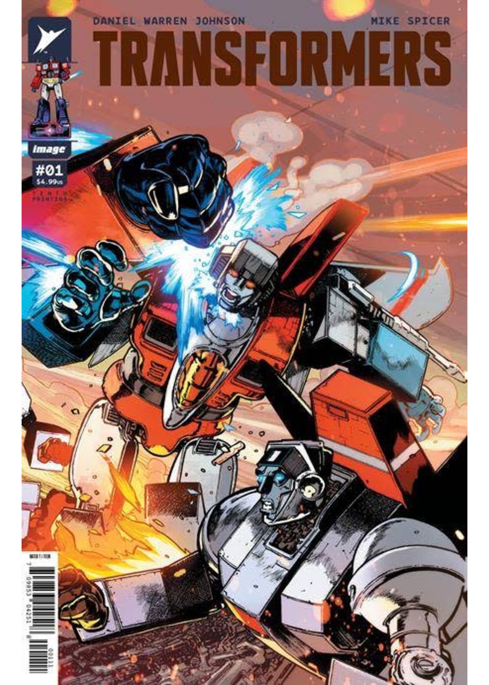 . TRANSFORMERS (2023) #1 10TH PTG CVR J STARSCREAM CONNECTING VAR
