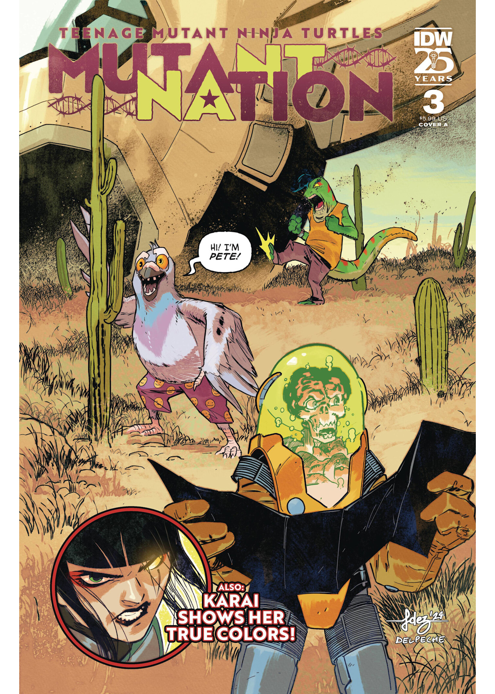 . TMNT MUTANT NATION #3 CVR A FERNANDEZ