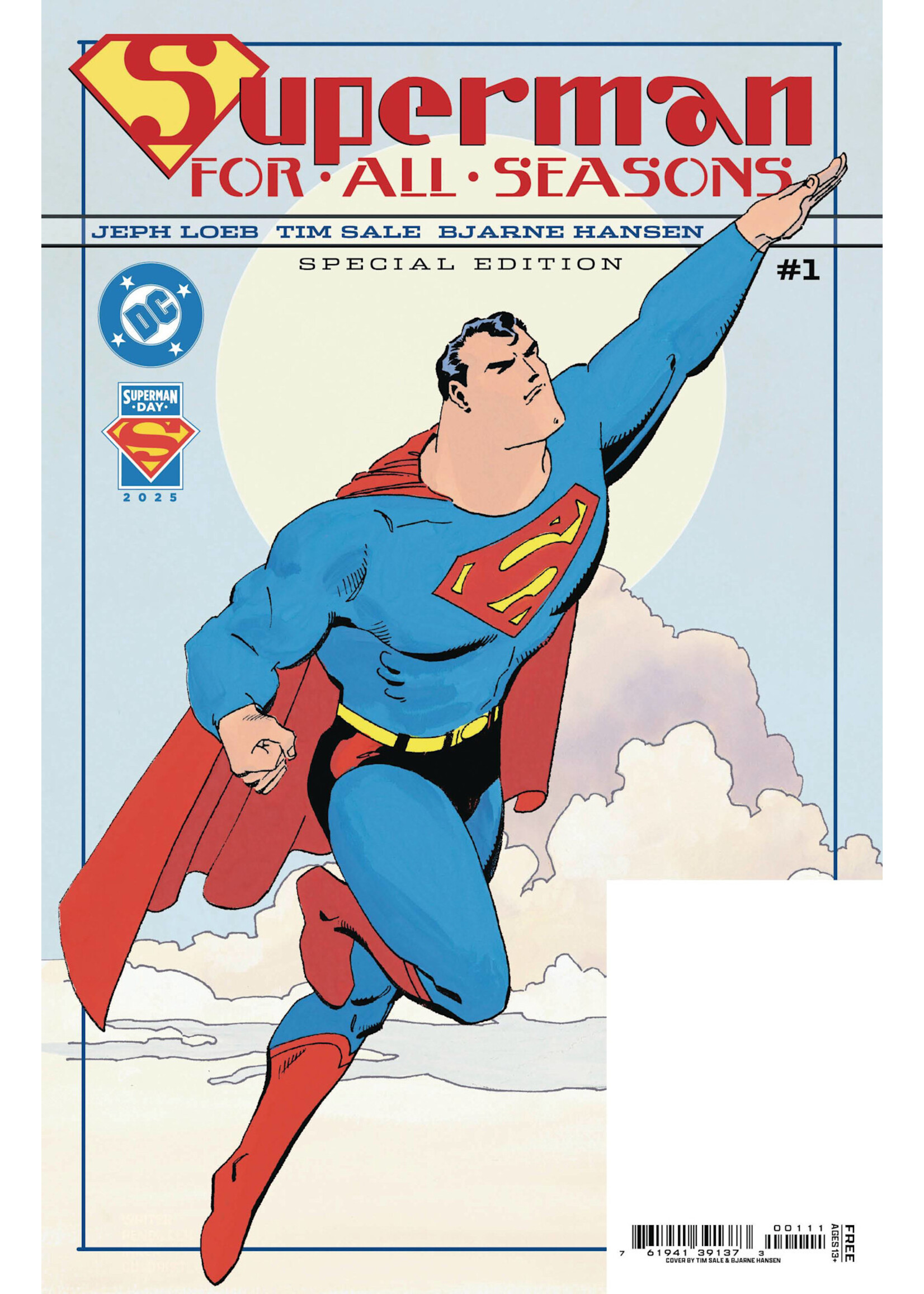 . SUPERMAN DAY 2025 BUNDLE OF 25 SUPERMAN FOR ALL SEASONS BOOK ONE CVR A