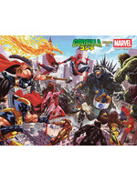 MARVEL COMICS GODZILLA DESTROYS THE MARVEL UNIVERSE (2025) #1