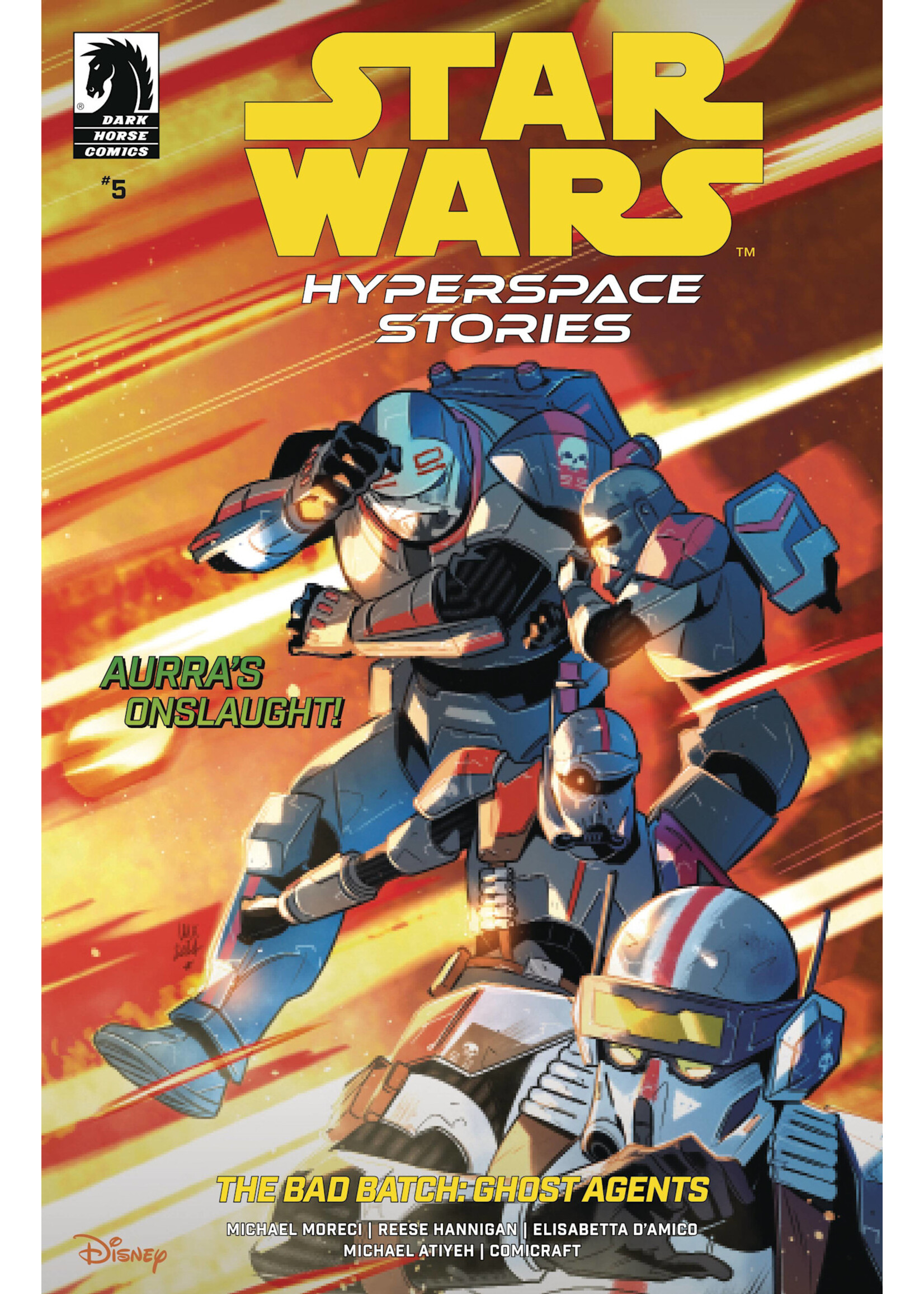 DARK HORSE STAR WARS BAD BATCH GHOST AGENTS #5 CVR A