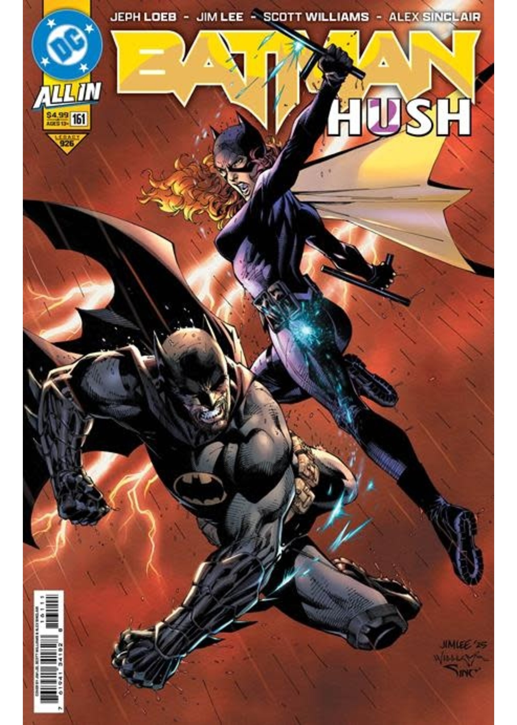 DC COMICS BATMAN (2016) #161 CVR A LEE & WILLIAMS