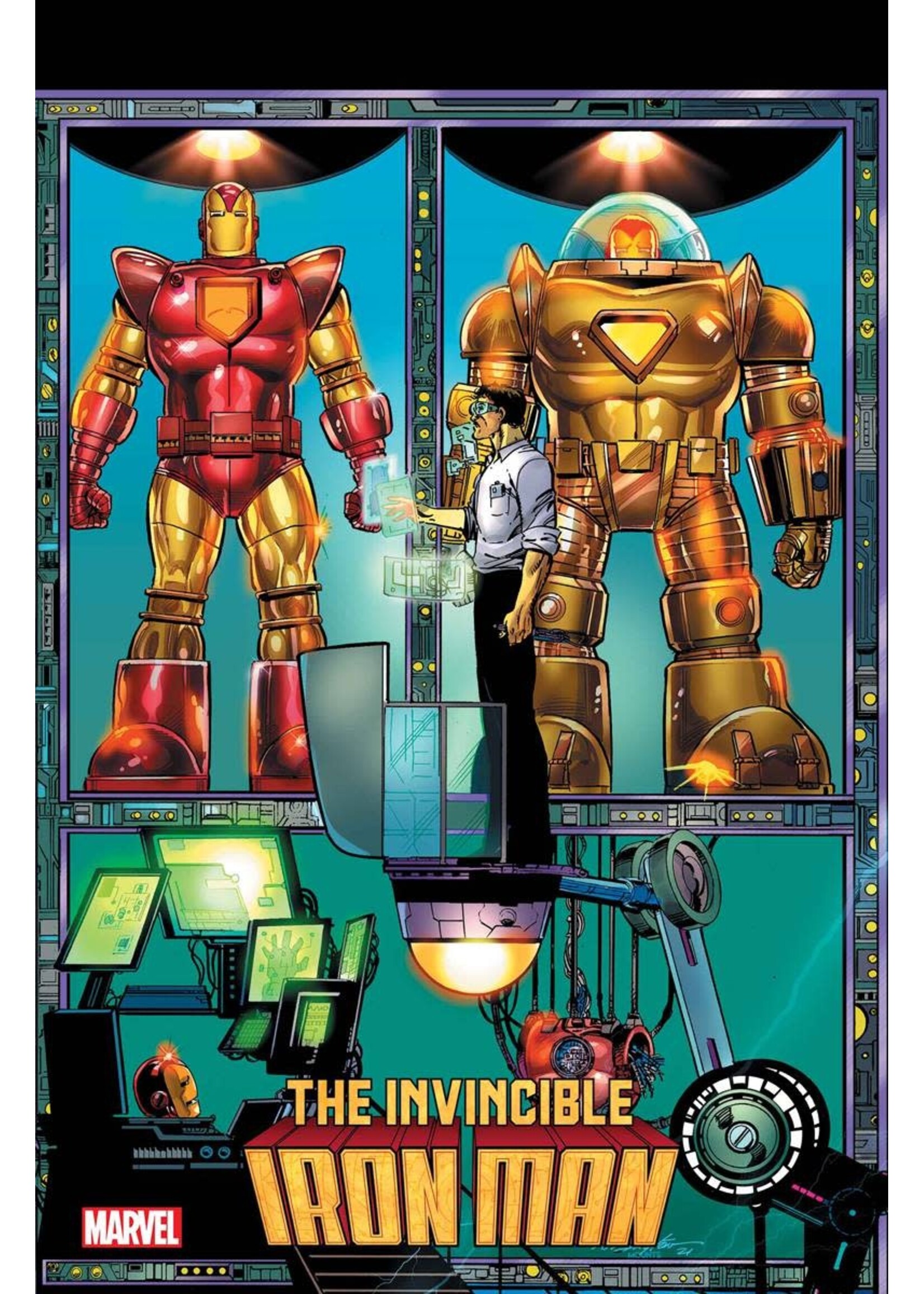 . INVINCIBLE IRON MAN (2022) #4 LAYTON CONNECTING VARIANT