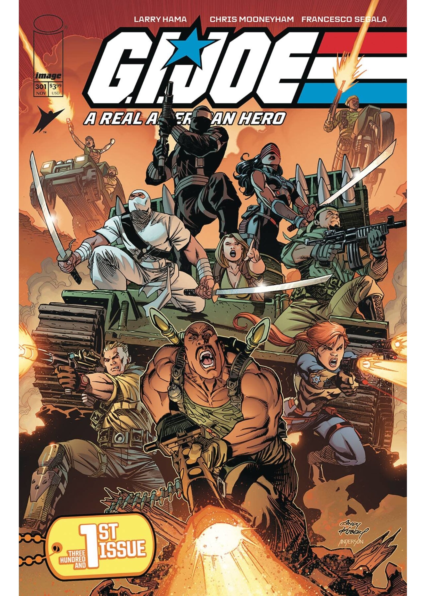 . GI JOE A REAL AMERICAN HERO #301 CVR A ANDERSON