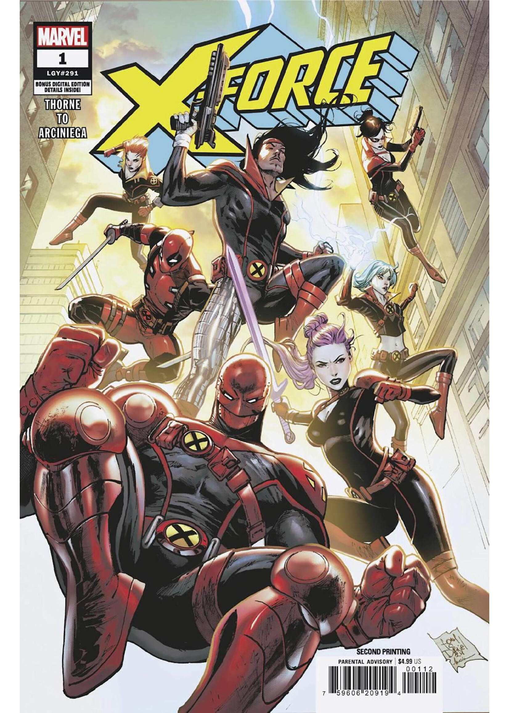 . X-FORCE (2024) #1 TONY DANIEL 2ND PRINTING VAR