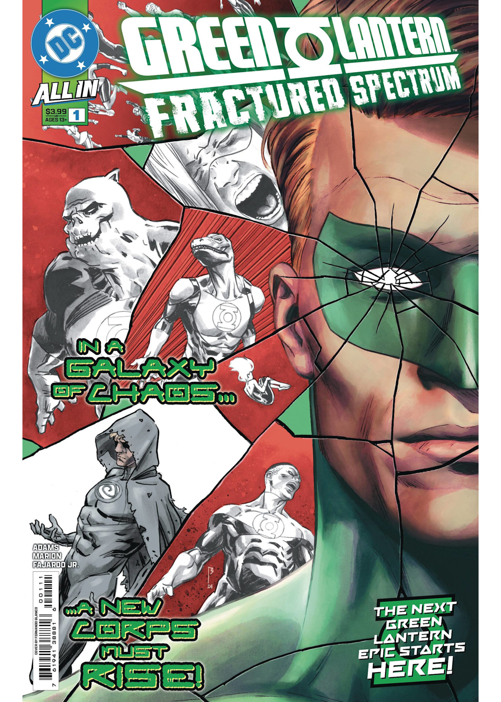. GREEN LANTERN FRACTURED SPECTRUM (2025) #1